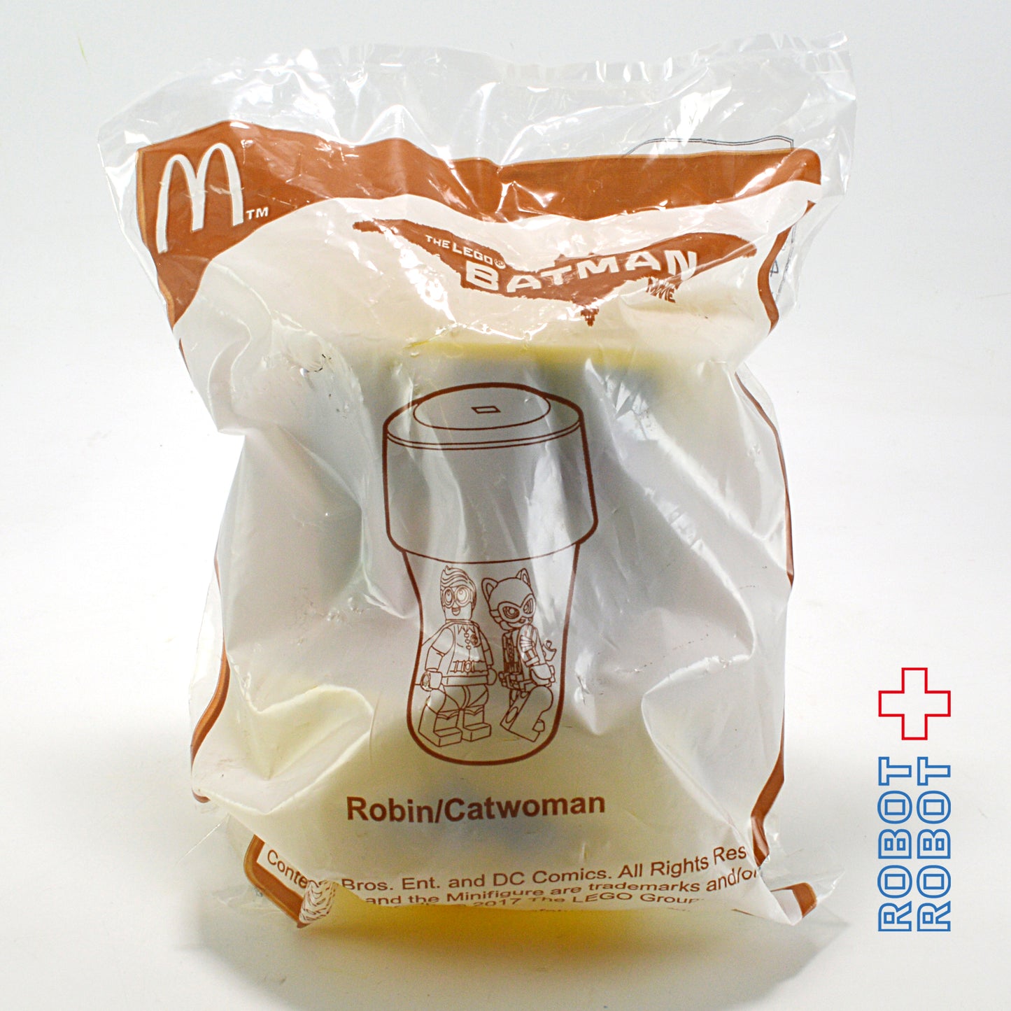 LEGO バットマン・ムービー マクドナルド・ハッピーセット ロビン/キャットウーマンのカップ