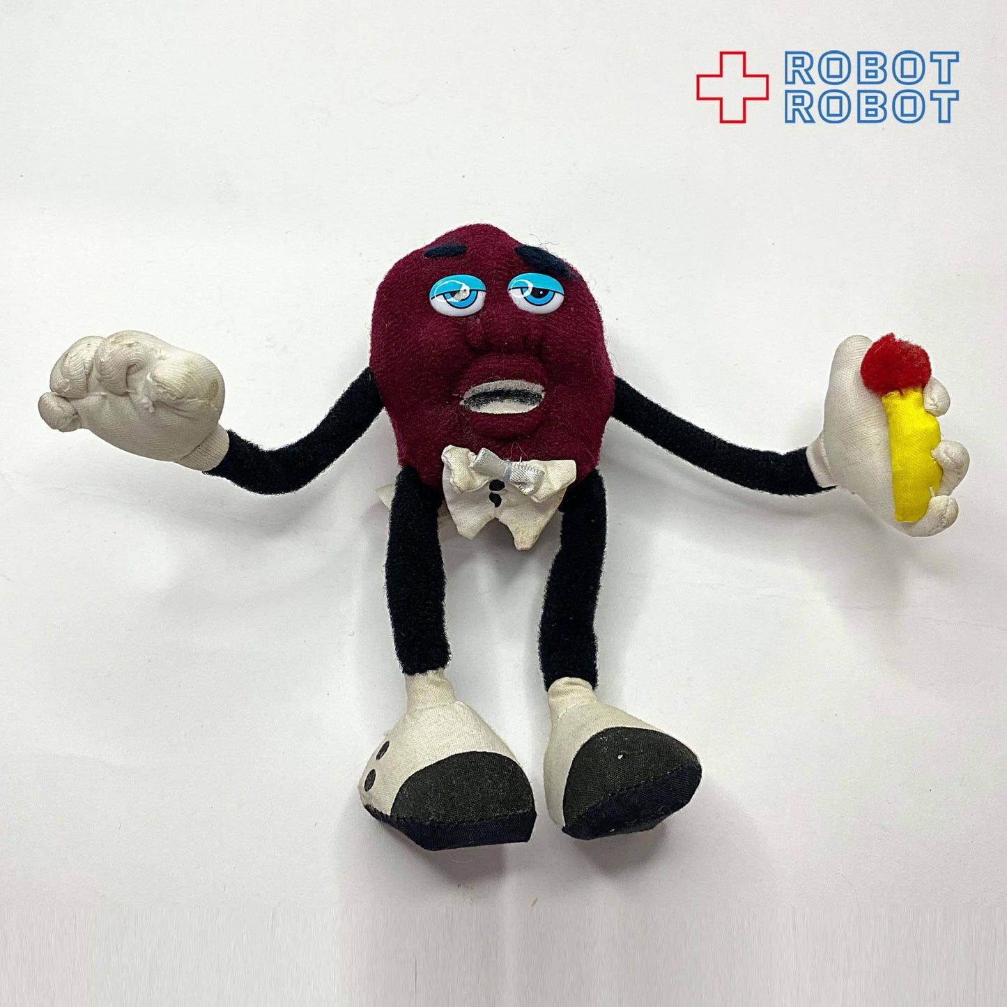 カリフォルニア・レーズン タイニーグッドバイト ボーカル ベンダブルぬいぐるみ人形 1988 アプローズ社