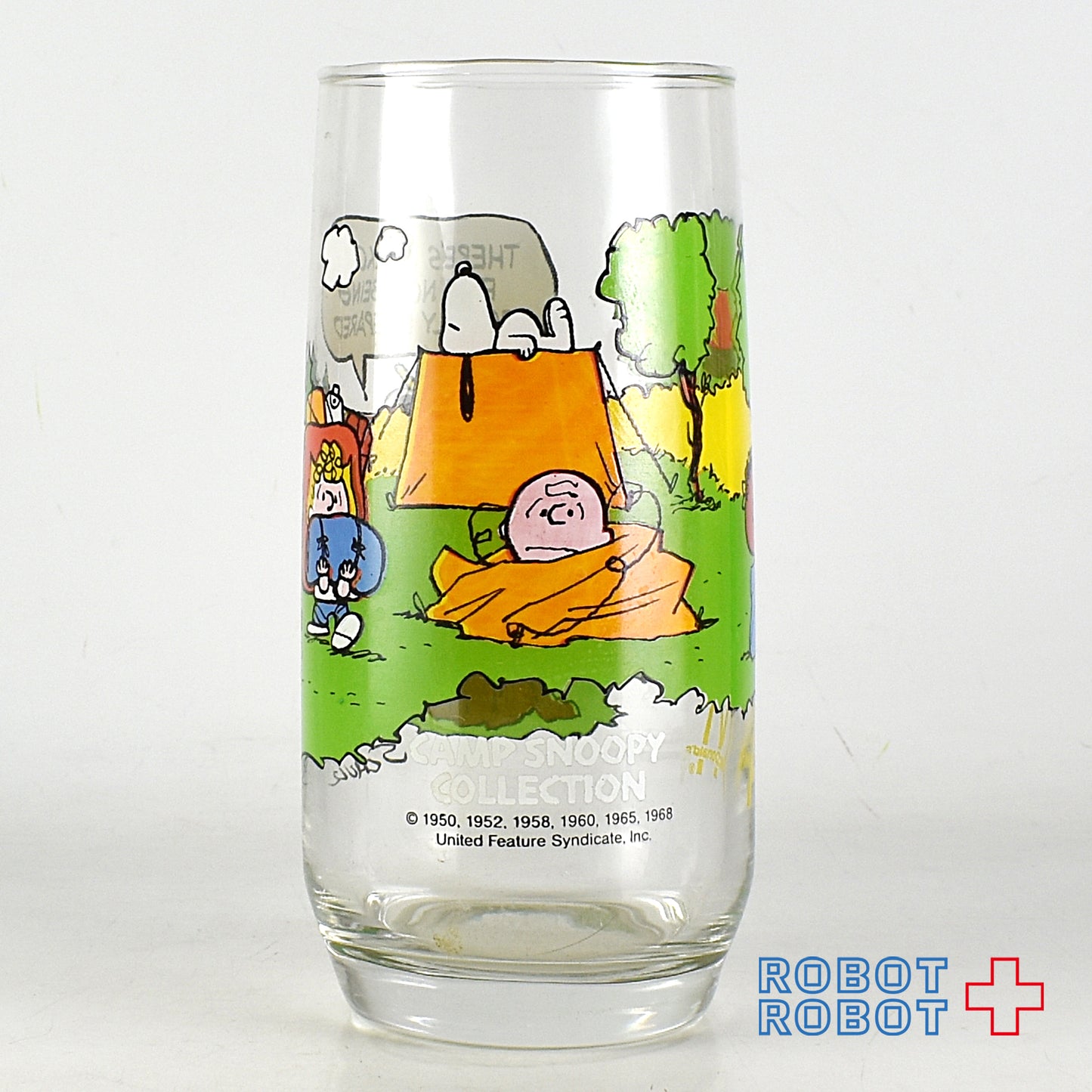 マクドナルド グラス キャンプ・スヌーピー・コレクション NO EXCUSE