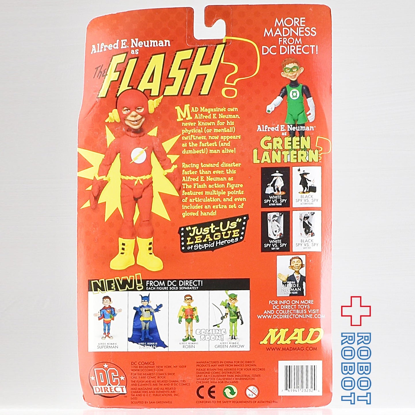 マッドマガジン DC フラッシュ アクションフィギュア 赤台紙 未開封