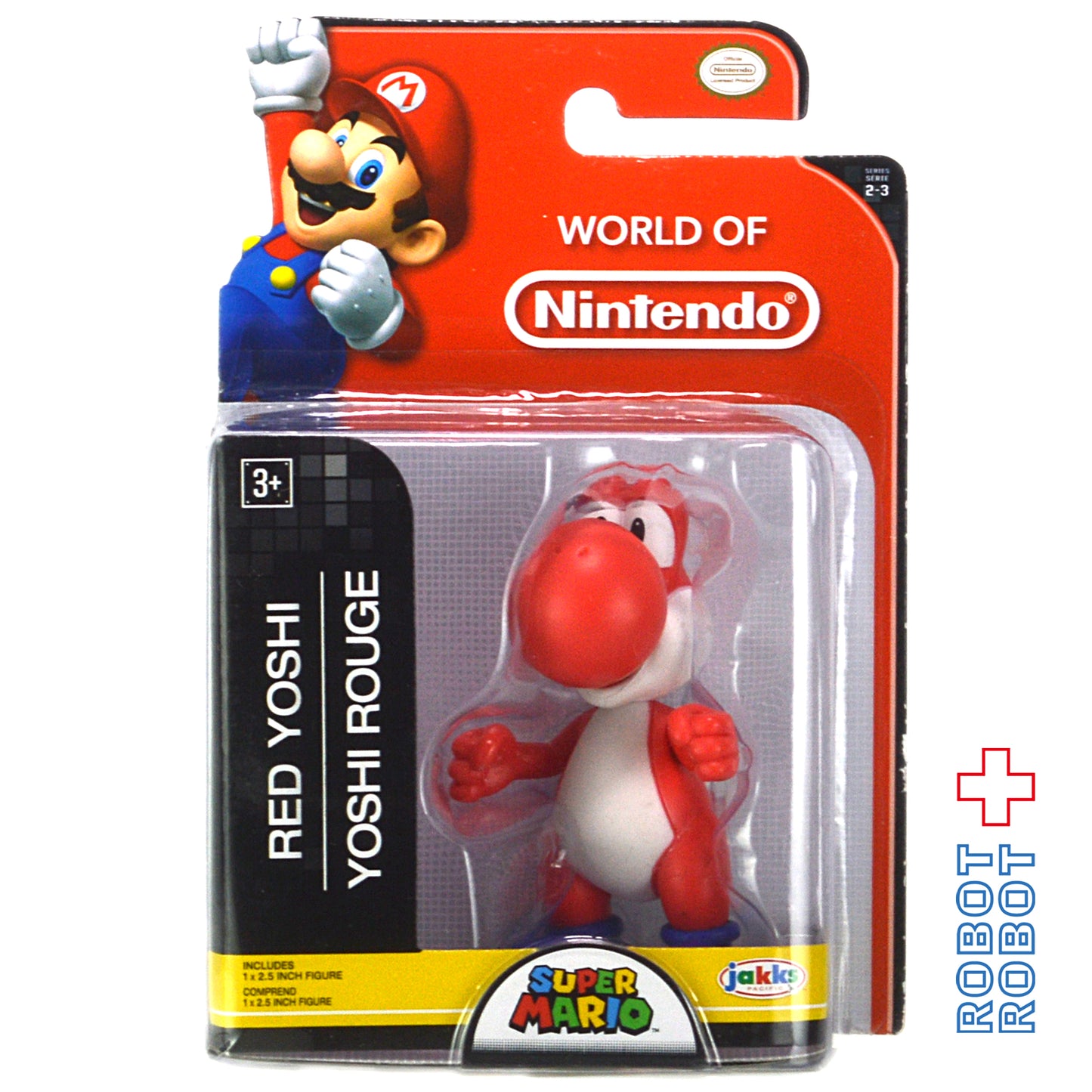 ワールドオブニンテンドー series 2-3 スーパーマリオブラザース / 赤ヨッシー 2.5インチアクションフィギュア