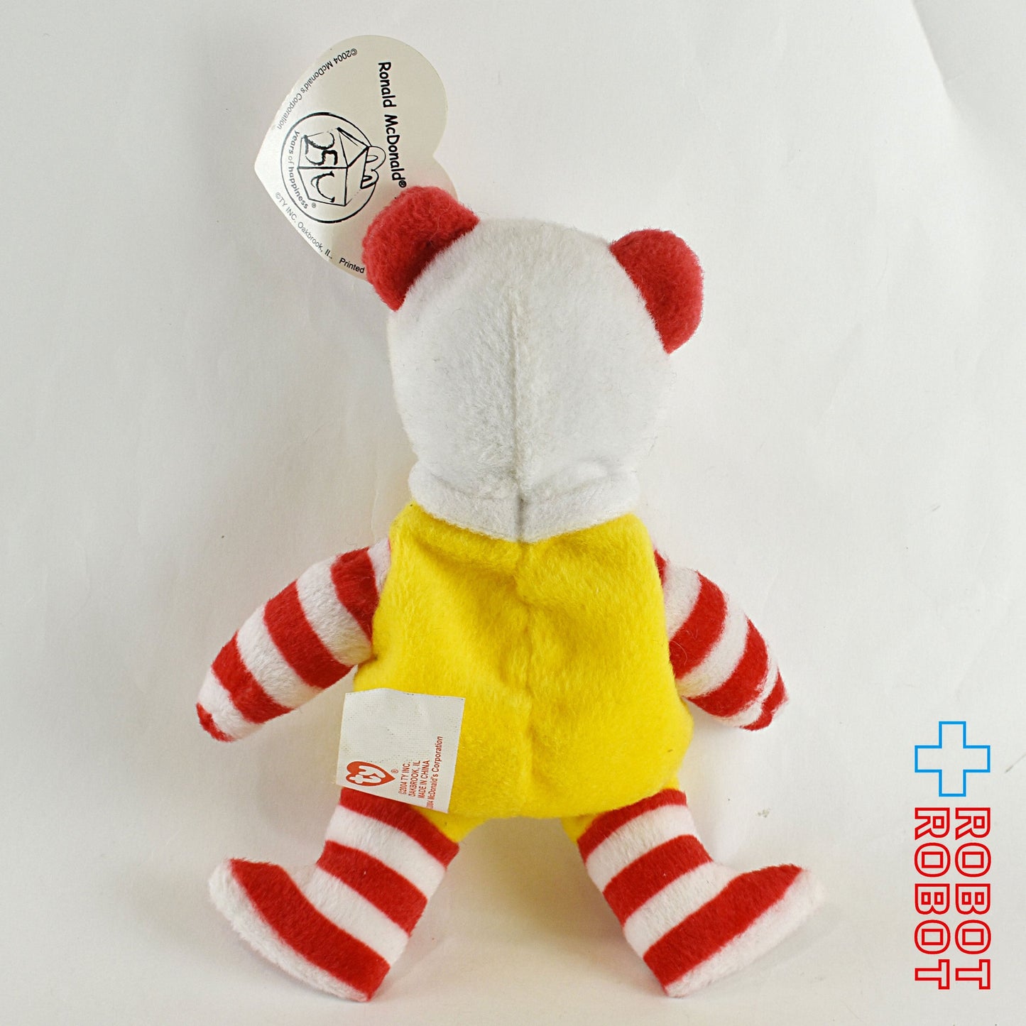 マクドナルド ty #6 ロナルド・ベア ハッピーバースデイ・ハッピーミール25周年 ビーニー ミニぬいぐるみ人形