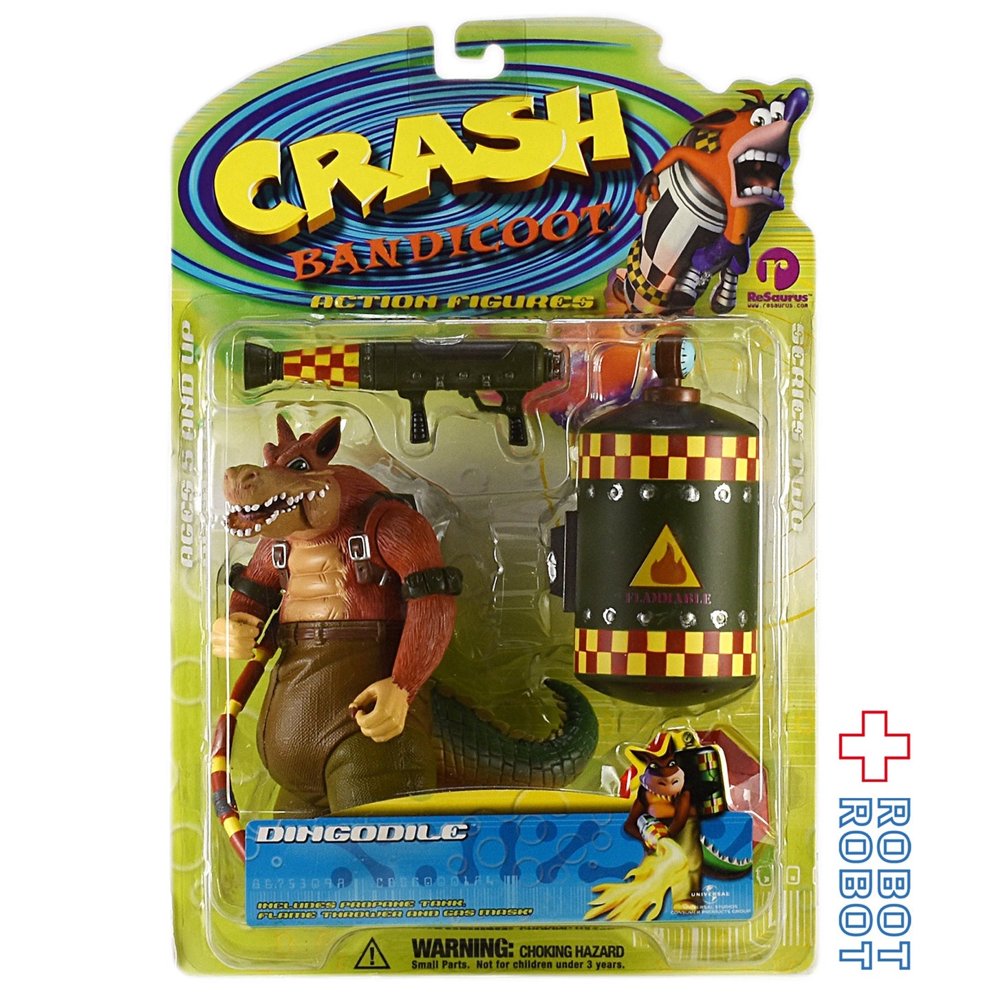 クラッシュ・バンディクー アクション・フィギュア ディンゴダイル