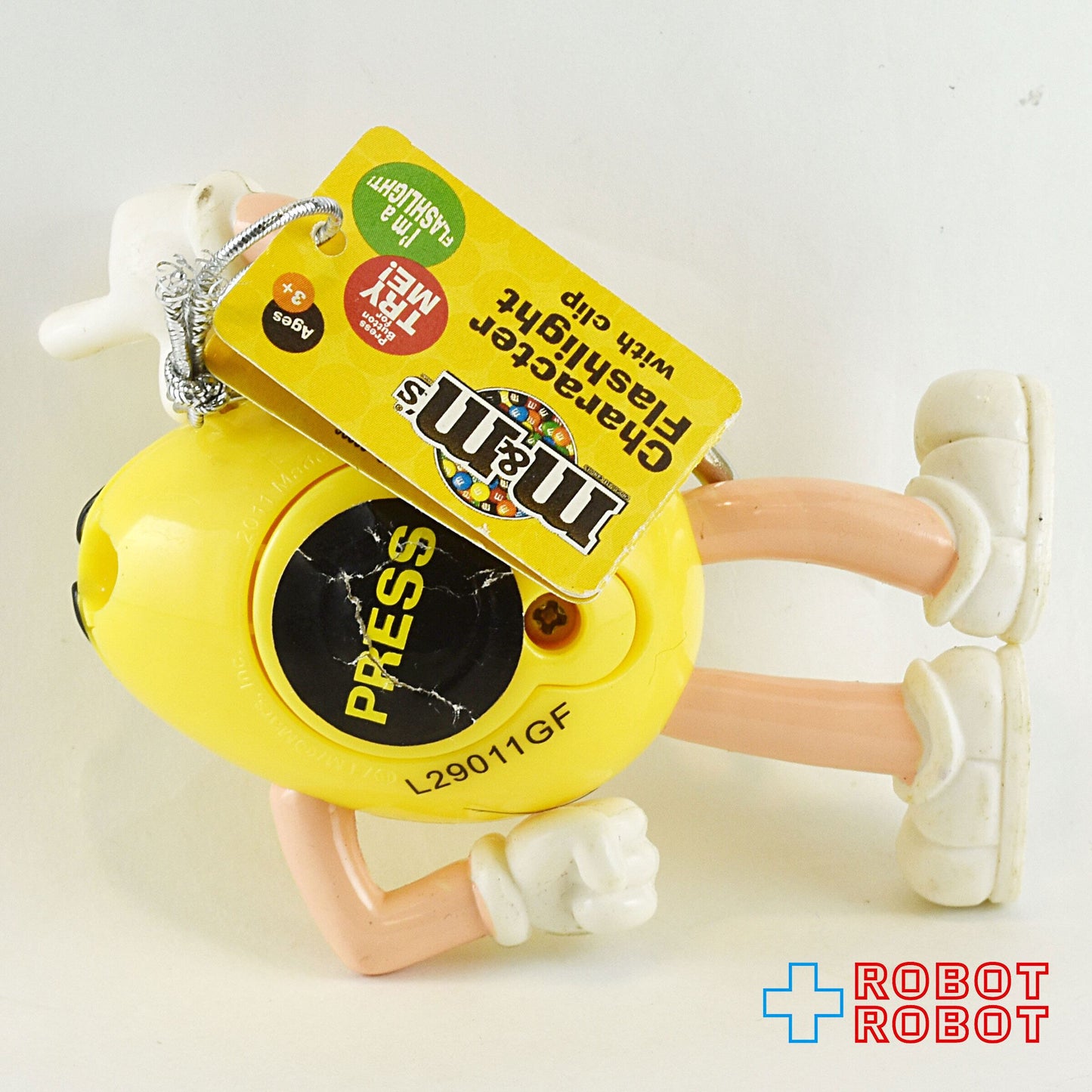 M&M's ライト キーホルダー イエロー 企業物