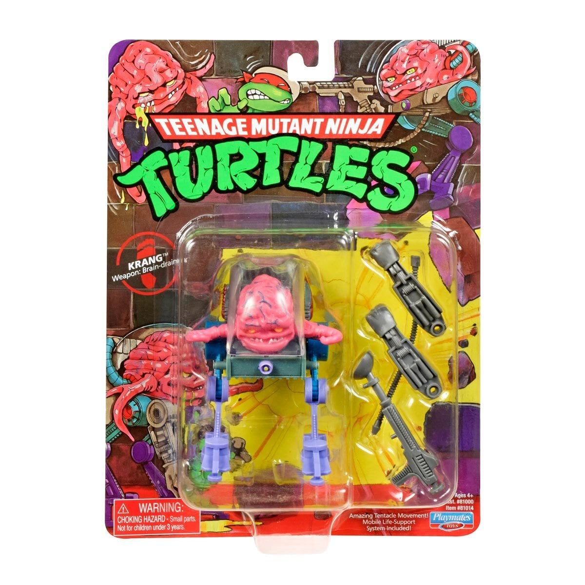 〔7月下旬入荷予定〕プレイメイツ タートルズ TMNT オリジナル・クラシック クランゲ 4インチ ベーシックフィギュア 未開封
