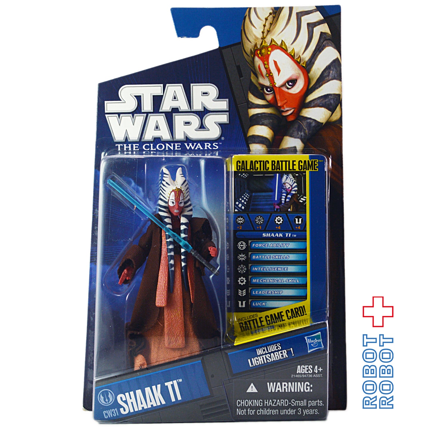 スター・ウォーズ クローンウォーズ2010 CW31 シャアク・ティ アクションフィギュア US版 MOC ※難有り