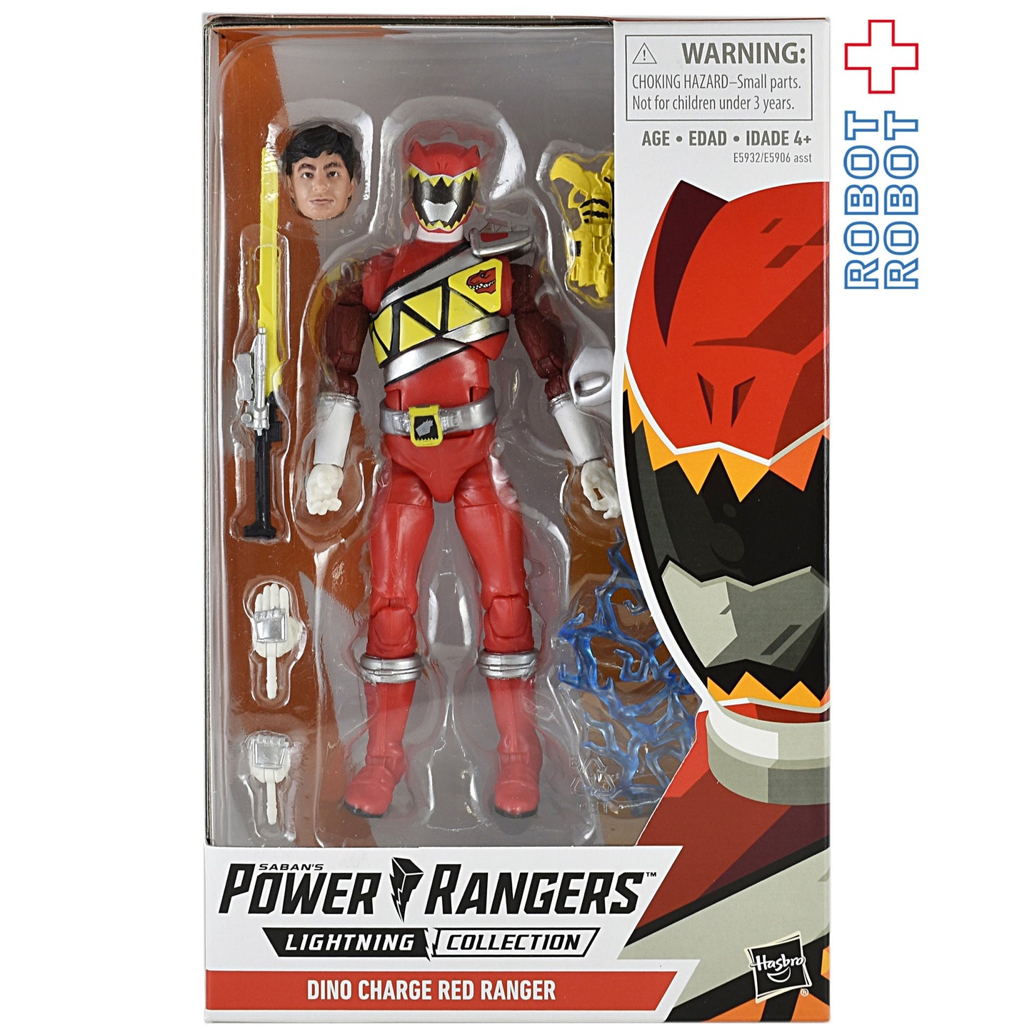 ハズブロ パワーレンジャー ダイノ チャージ レッド レンジャー 6インチ アクションフィギュア