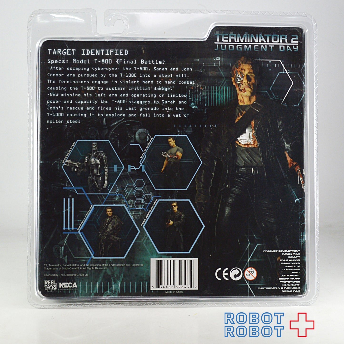 NECA T2 ターミネーター T-800 ファイナルバトル アクションフィギュア