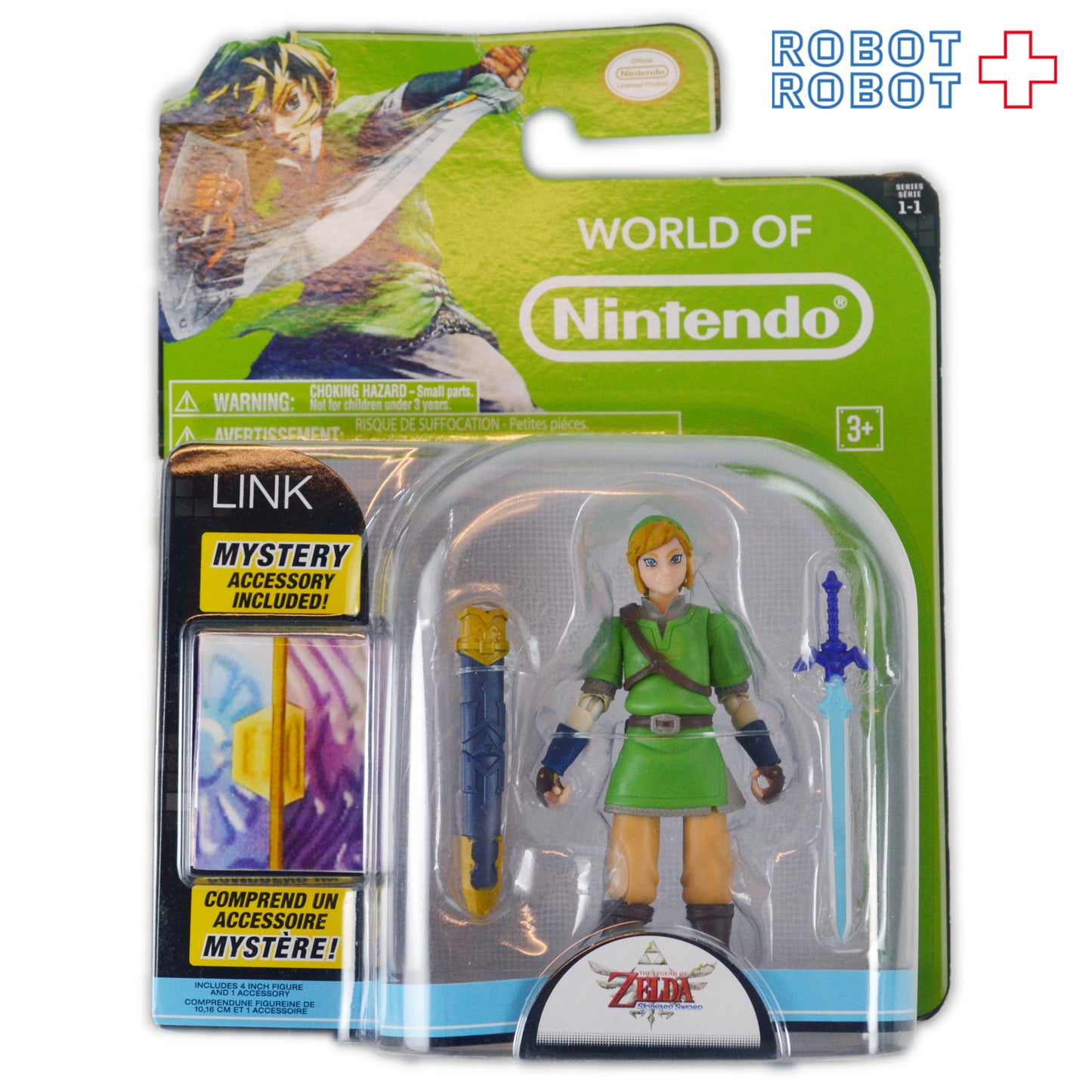 ワールドオブニンテンドー ゼルダ リンク スカイウォードソード 4インチアクションフィギュア