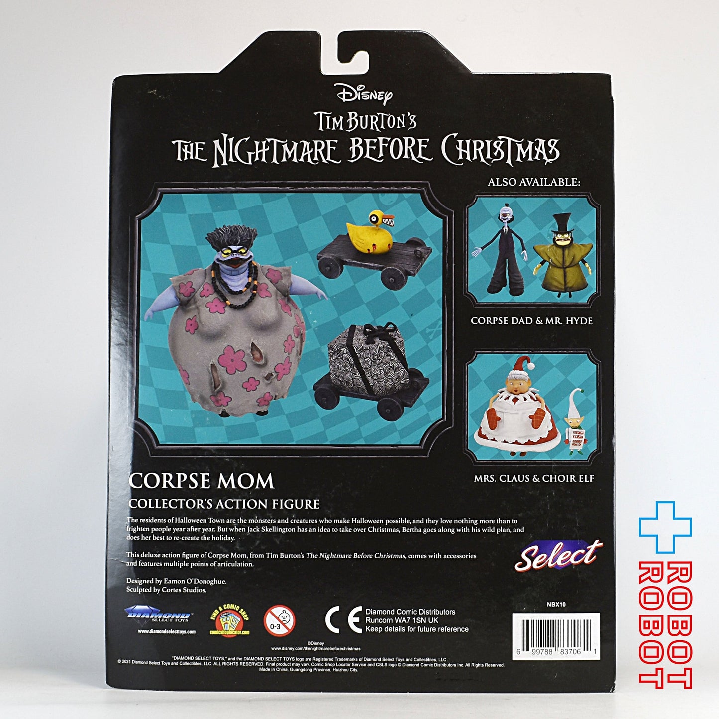 ナイトメアー・ビフォア・クリスマス セレクト コープスマム&ダックギフト アクションフィギュア 未開封