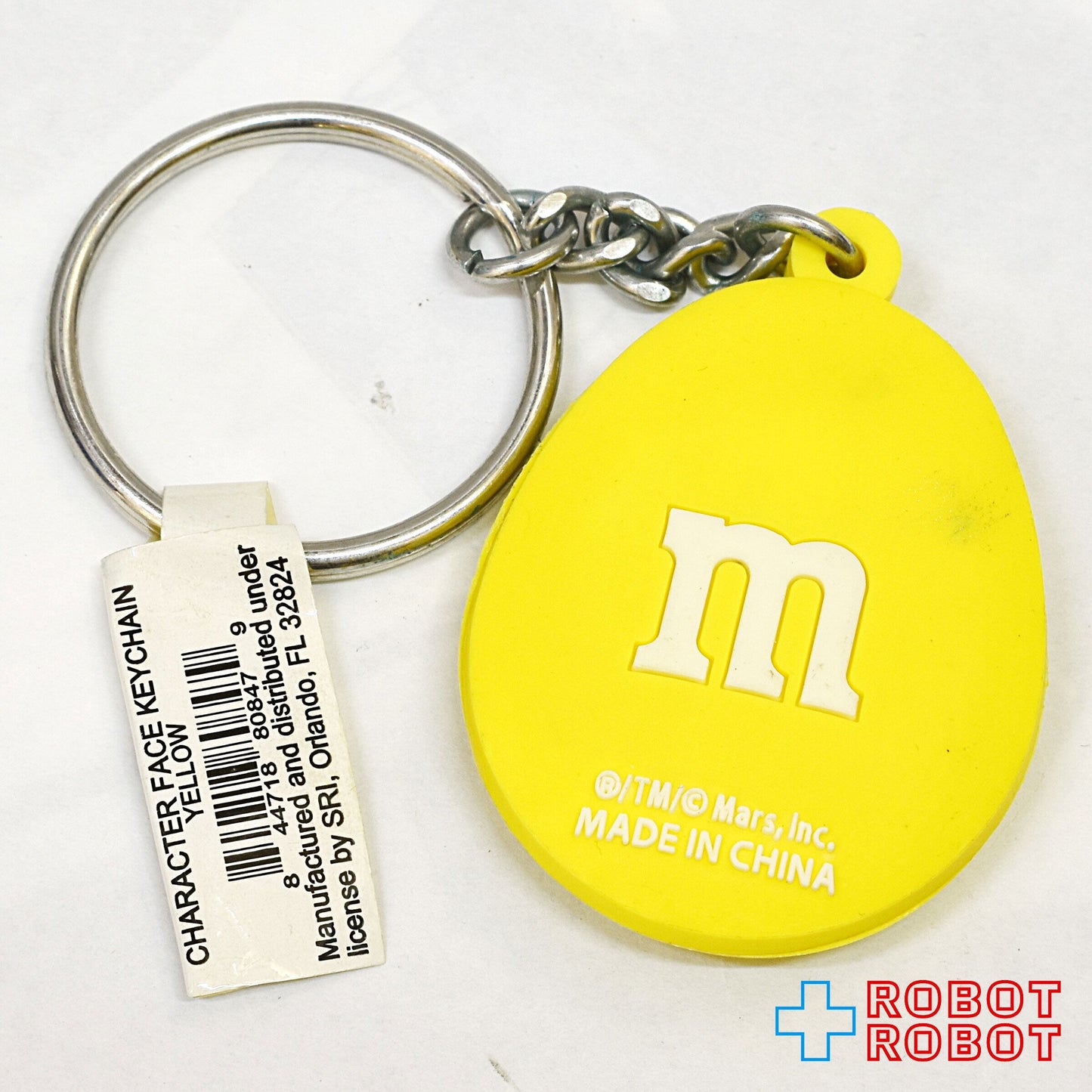 M&M's ラバー キーホルダー イエロー 企業物