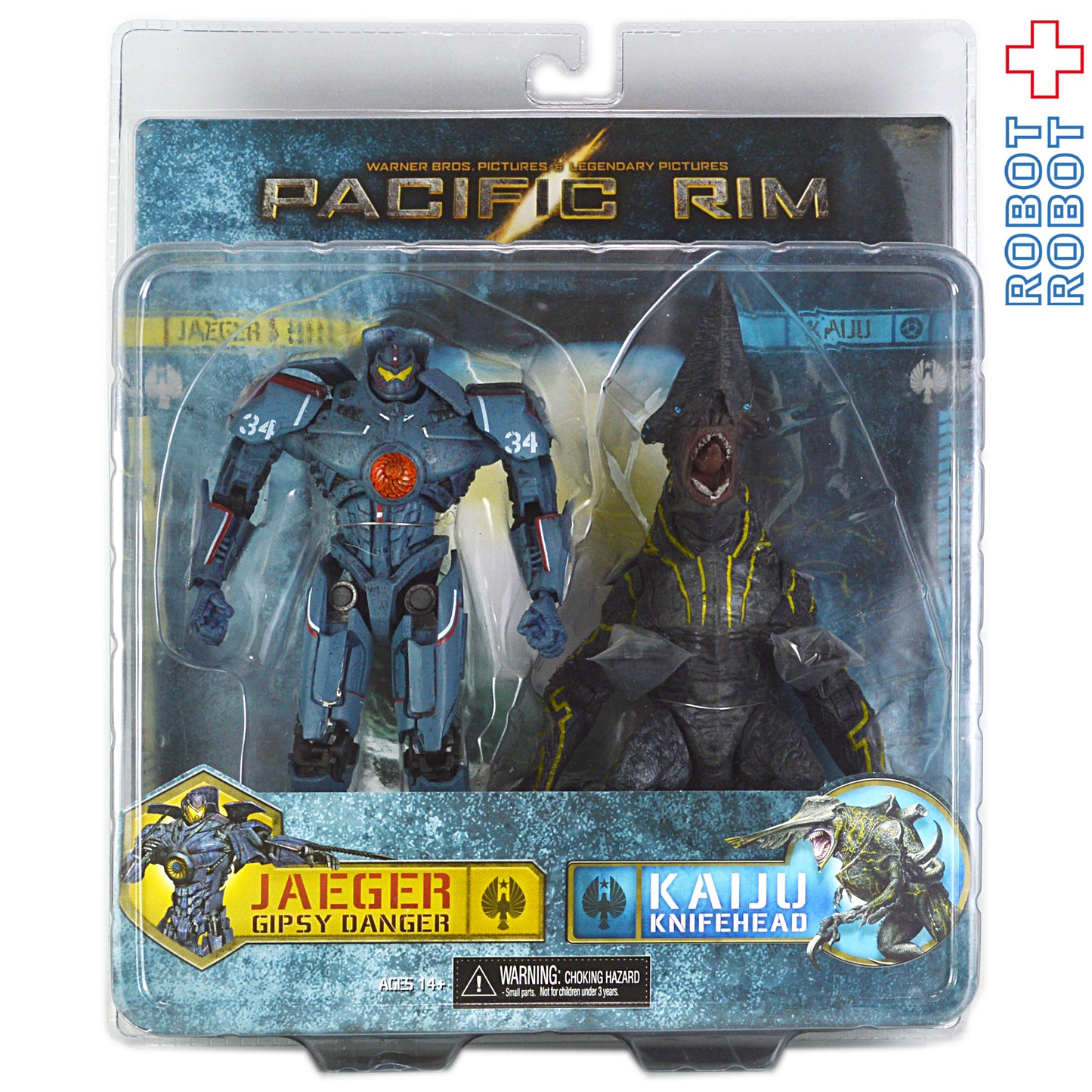 ネカ パシフィック・リム 7インチアクションフィギュア ジプシー・デンジャー&ナイフヘッド 未開封