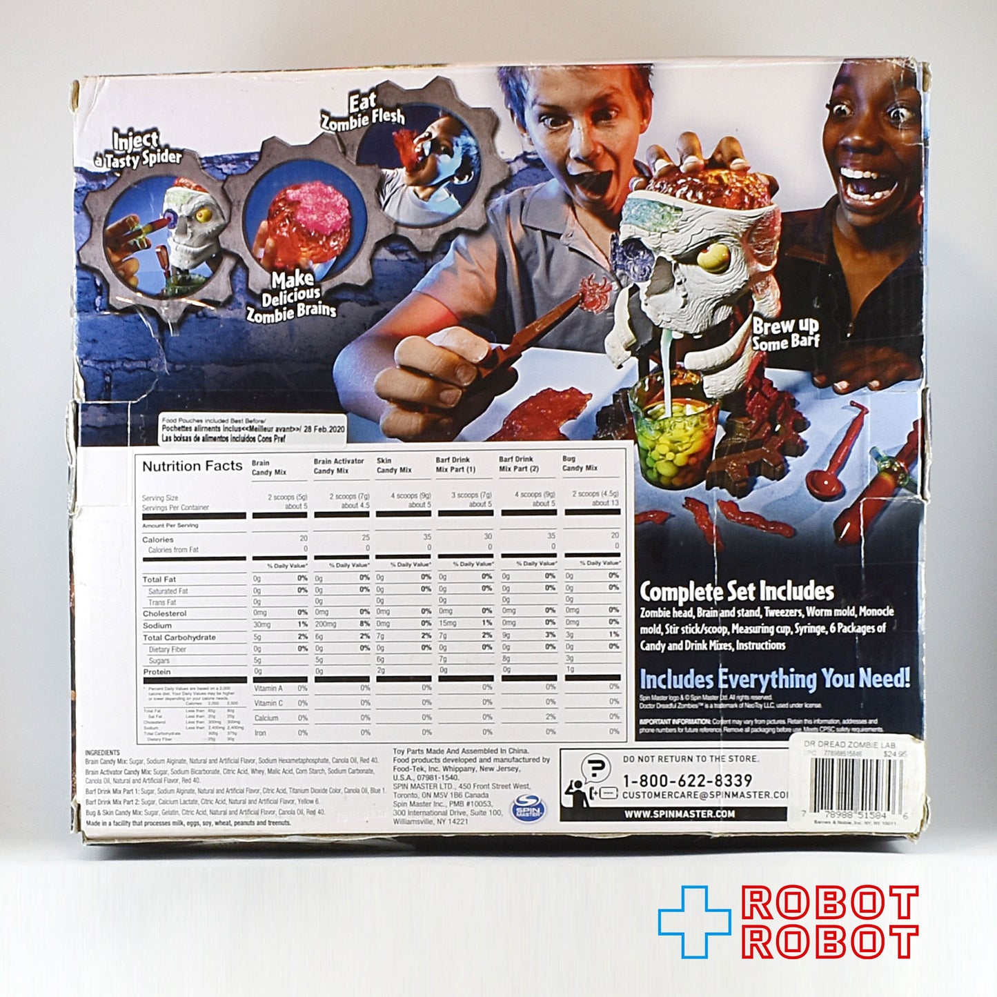 スピンマスター ドクタードレッドフル ゾンビーズ ゾンビラボ