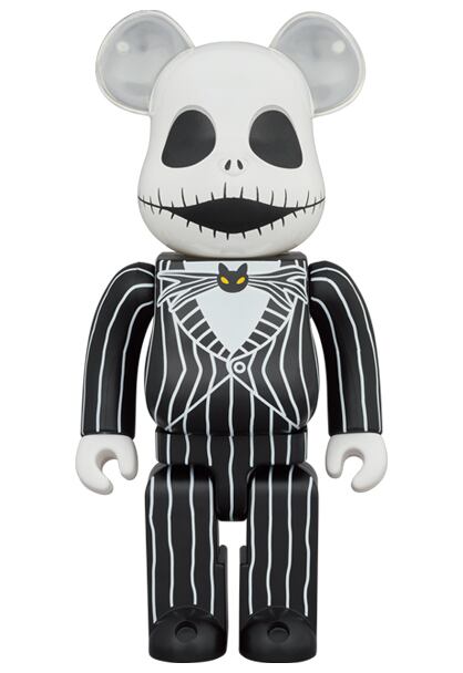 メディコム BE@RBRICK 100% ベアブリック ナイトメア・ビフォア・クリスマス ジャック・スケリントン 未開封