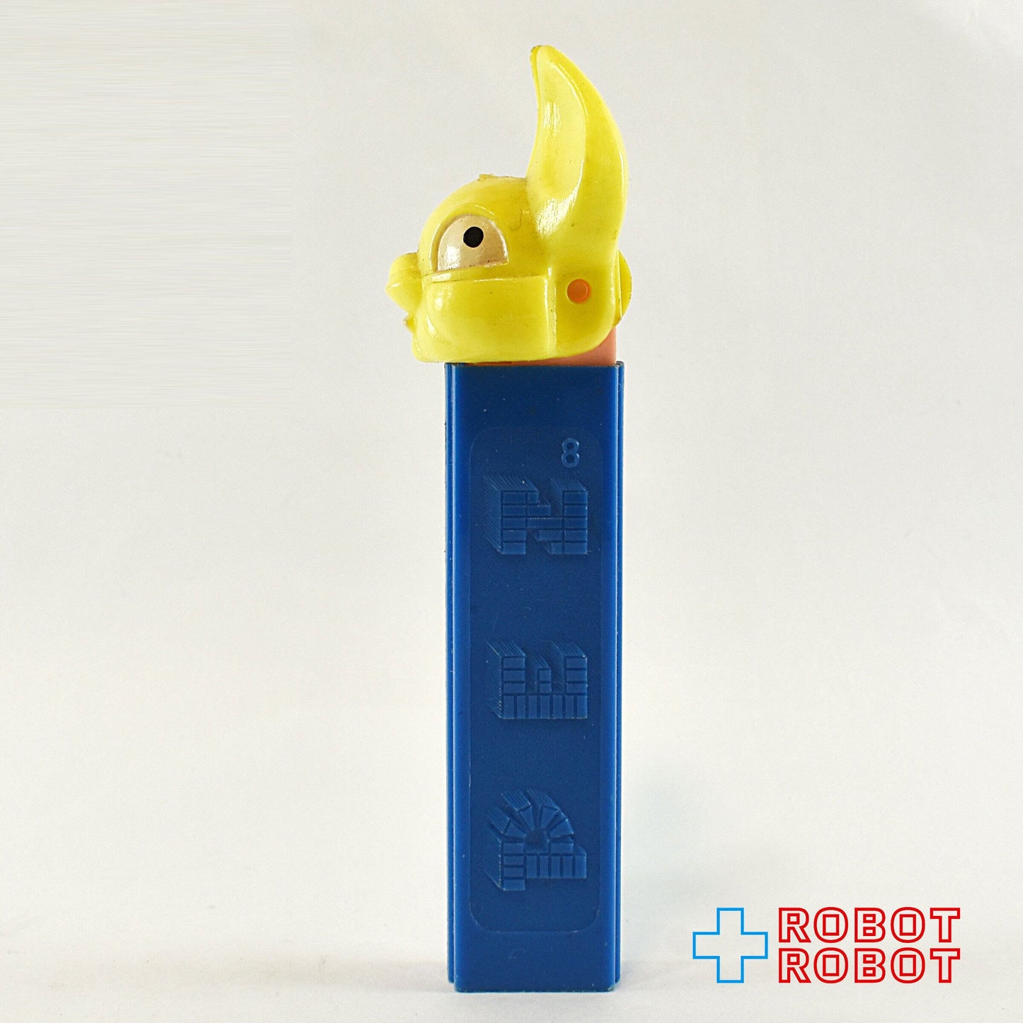 PEZ ファット・イヤー・バニー 黄色 足なし 青ステム