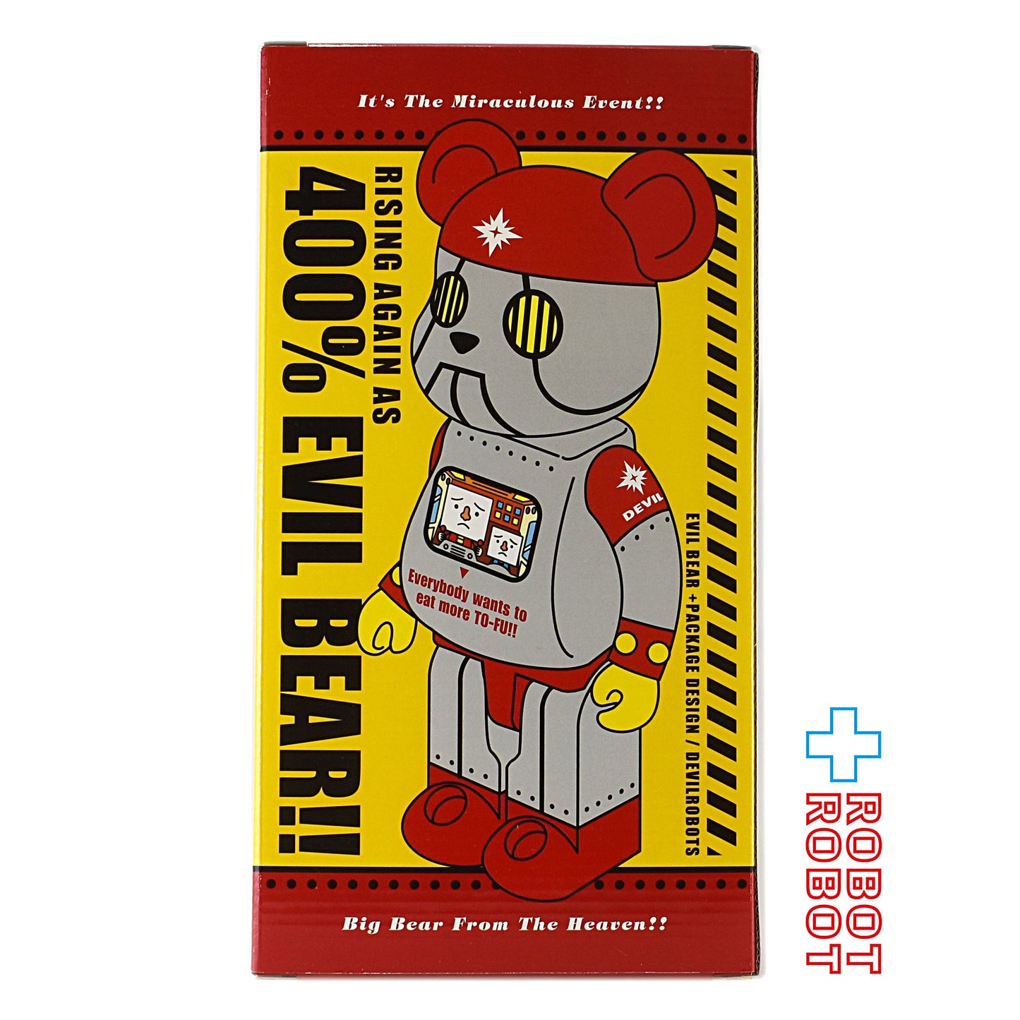 ベアブリック 400% デビルロボッツ EVIL BEAR 未開封新品