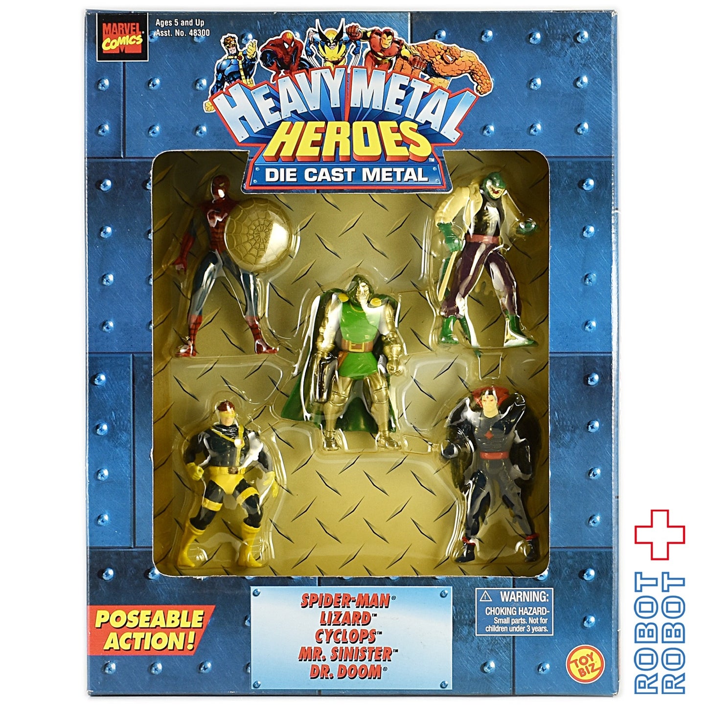 トイビズ ヘビー メタル ヒーローズ ダイキャスト フィギュア 5種セット