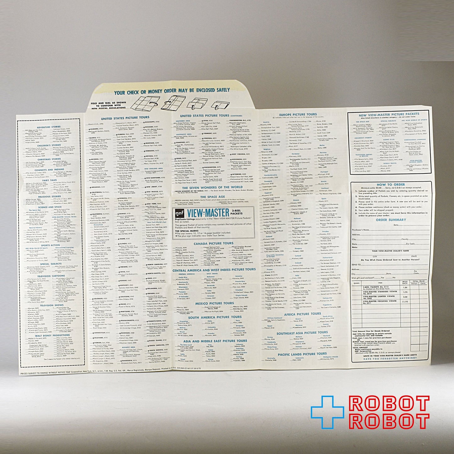 ビューマスター ザ・ナイト・ビフォア・クリスマス リール3枚組 小冊子とカタログ付属