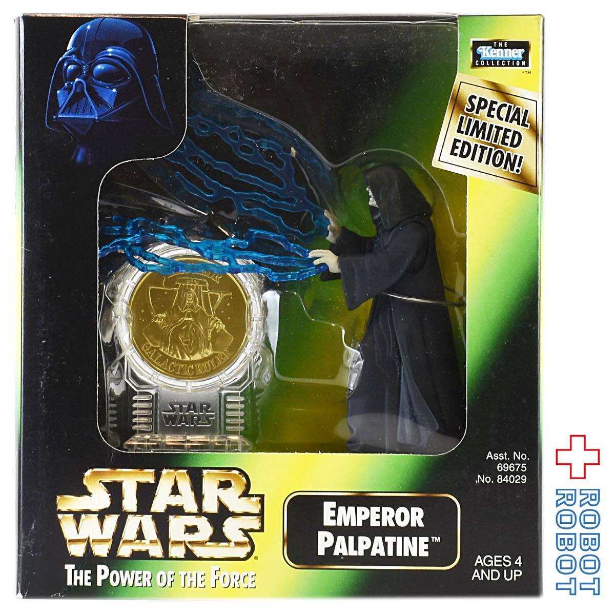 ケナー スター・ウォーズ POTF2 パルパティーン皇帝 コイン付アクションフィギュア 未開封