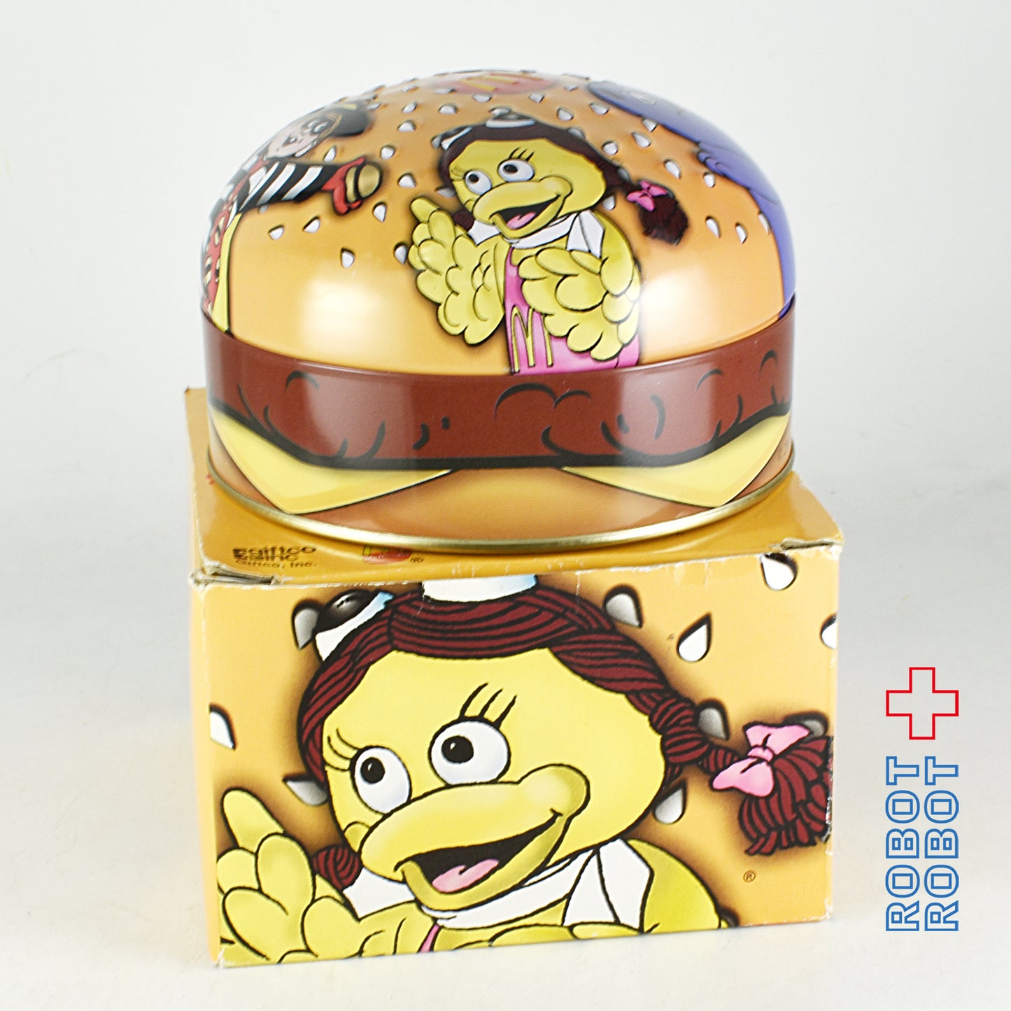 マクドナルド ハンバーガー缶 ギフトコ社 2001 箱入未使用