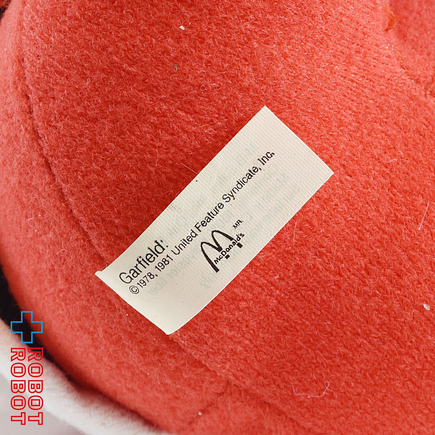 マクドナルド ガーフィールドぬいぐるみ人形 サンタ