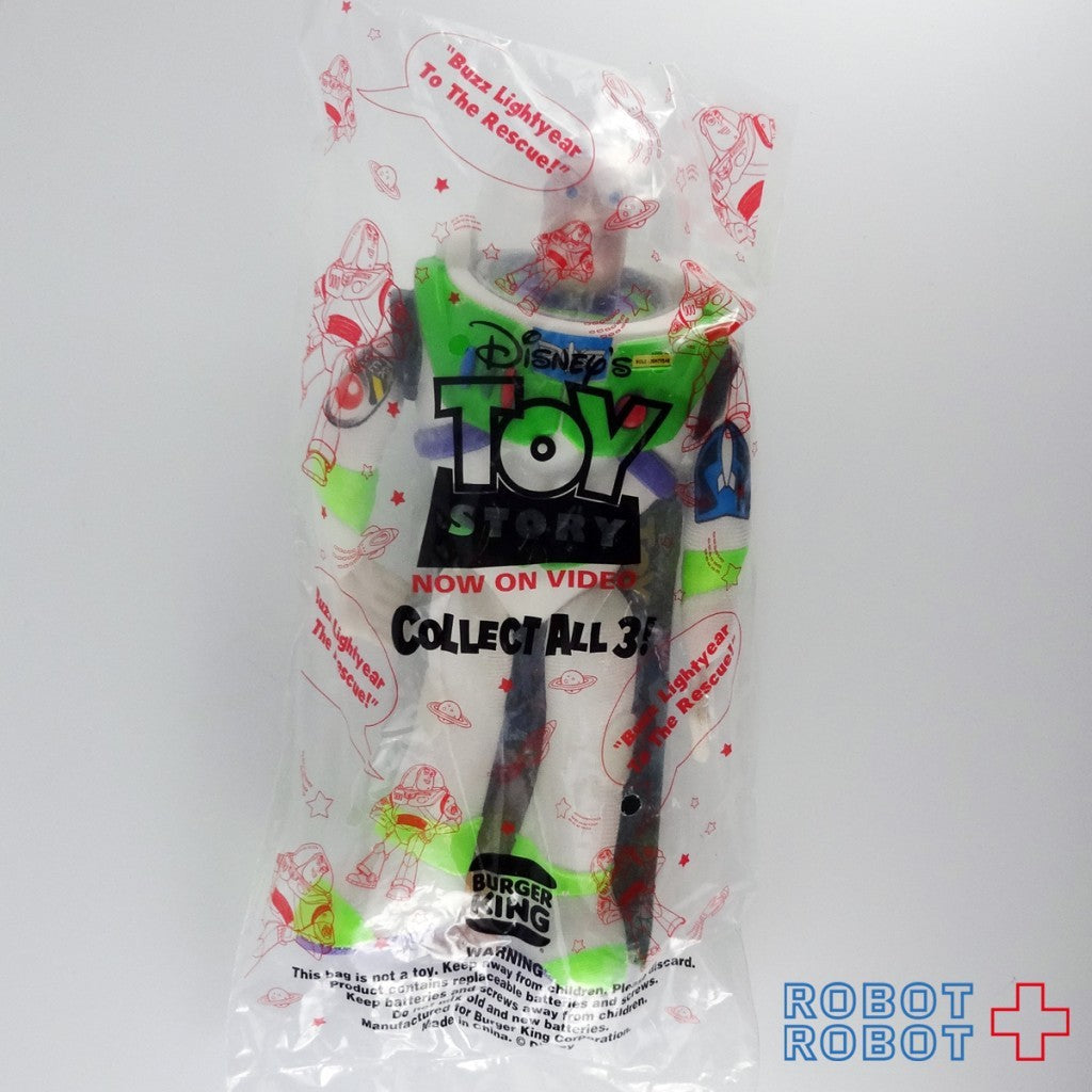 バーガーキング トイ・ストーリー バズ・ライトイヤー トーキングぬいぐるみ人形 1995 袋入