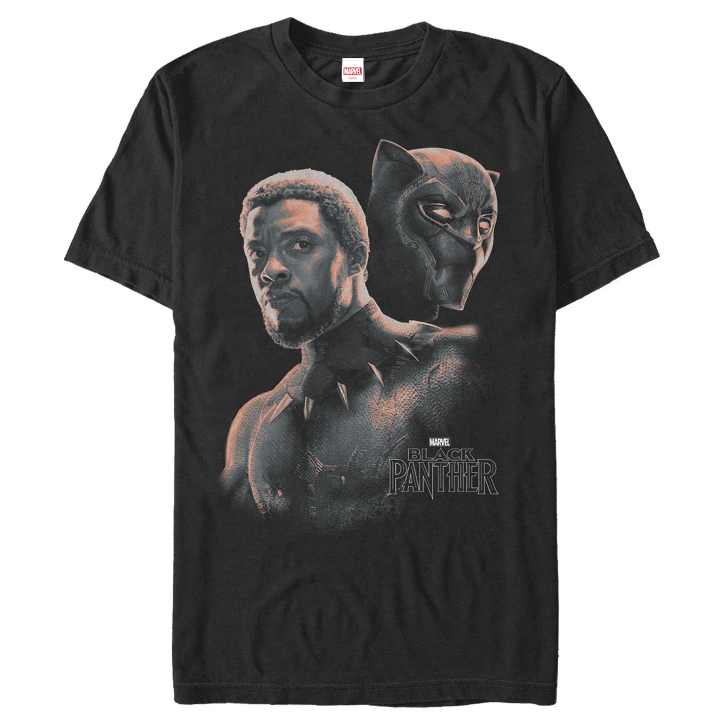 マーベル Tシャツ Marvel Black Panther 2018 Unmasked Hero Black