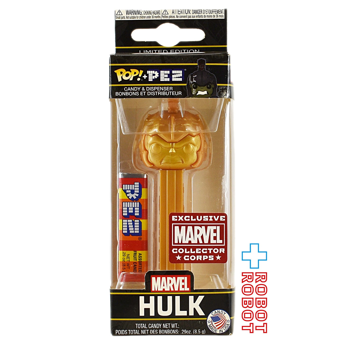 ファンコ POP! + PEZ マーベル ハルク 箱入