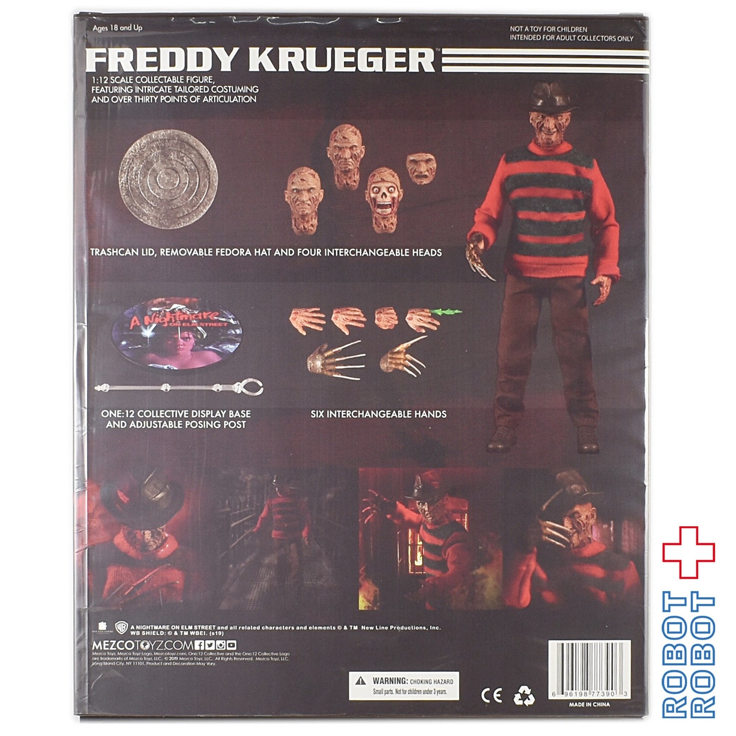 メズコ ワン12コレクティブ エルム街の悪夢 フレディ アクションフィギュア