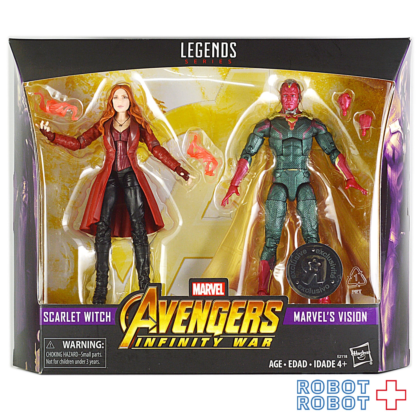 マーベルレジェンド トイザらス限定 スカーレット・ウィッチ & ヴィジョン.