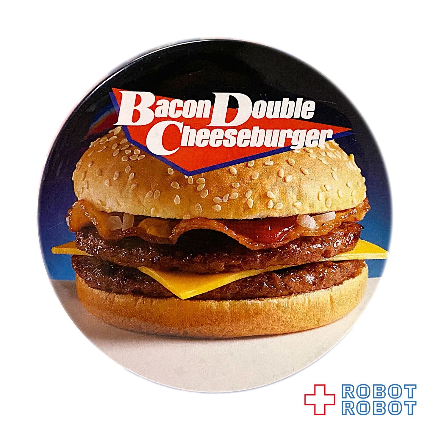 マクドナルド 缶バッジ ベーコンダブルチーズバーガー 20210402入荷