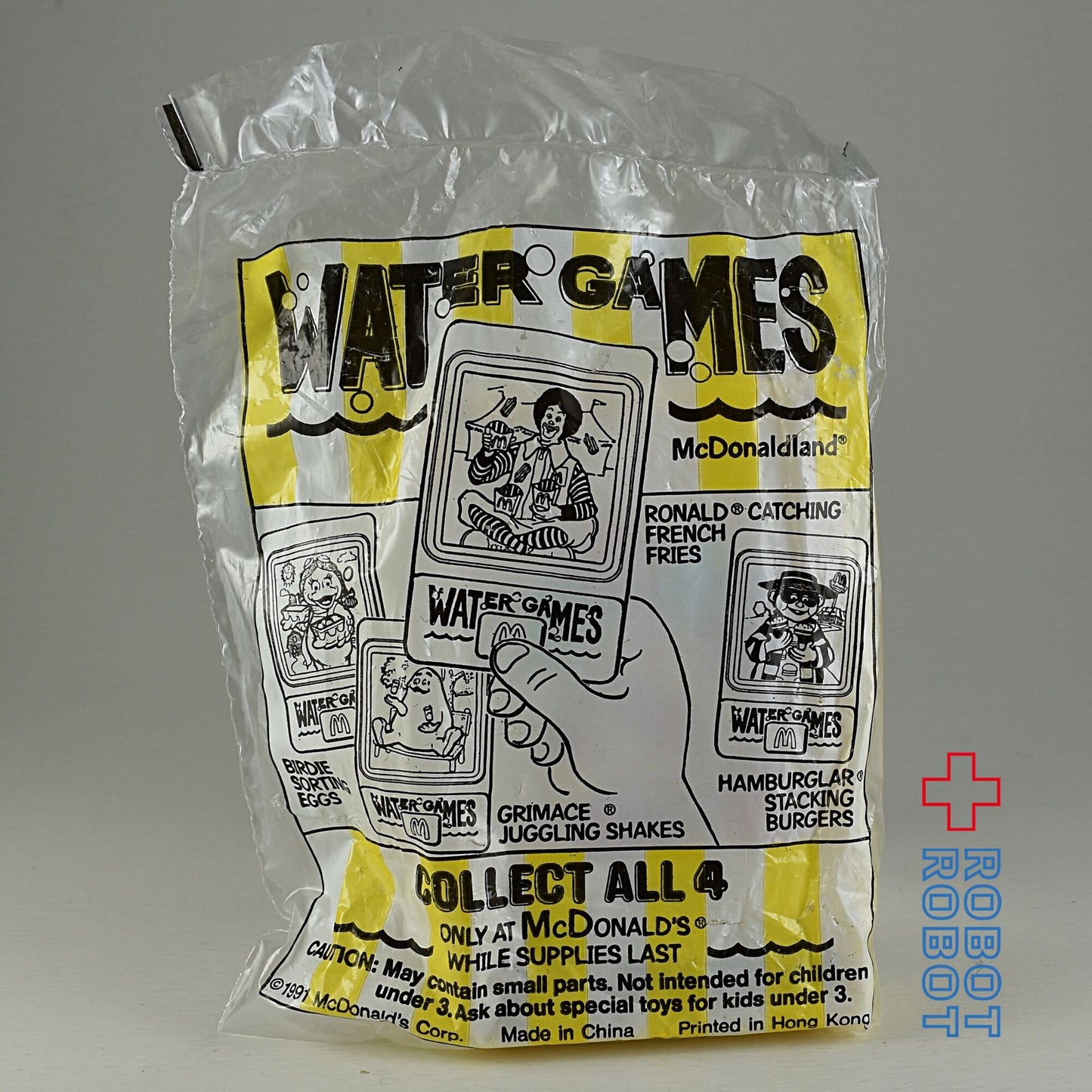 マクドナルド ウォーターゲーム ハッピーミール1992 4種セット 袋入
