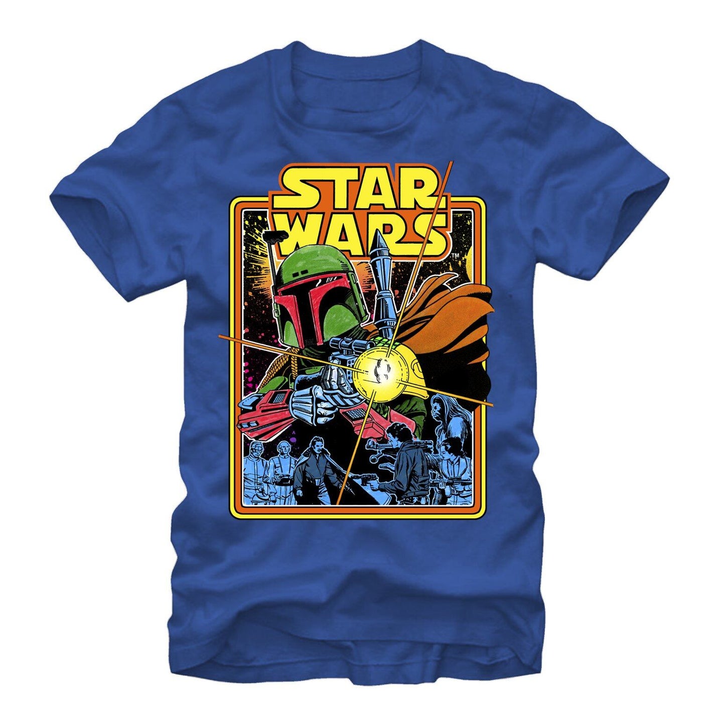 スター・ウォーズ Tシャツ Star Wars Boba Fett Fires Royal