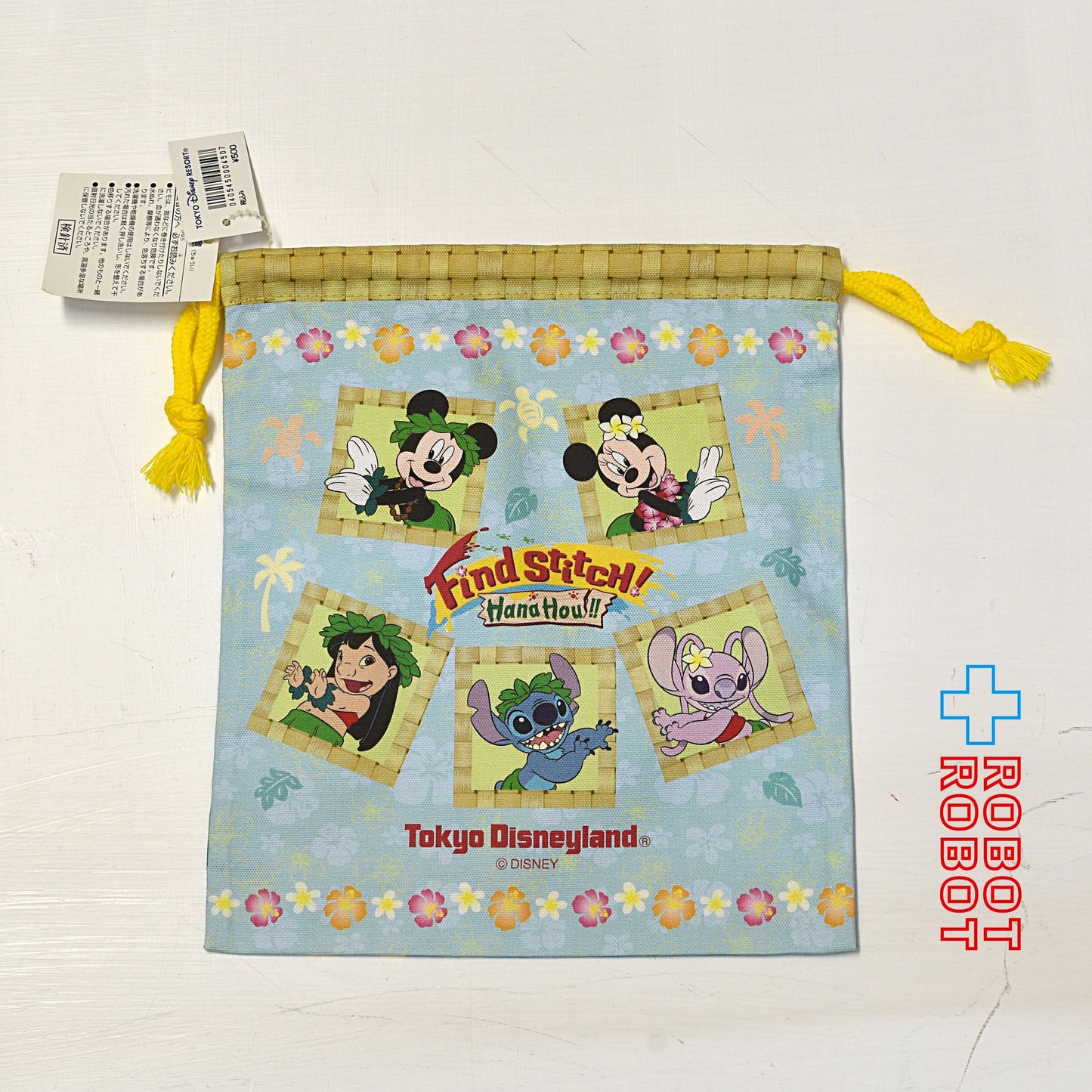 TDR 東京ディズニーランド リロ&スティッチのフリフリ大騒動 ~Find Stitch!~ 2007 巾着