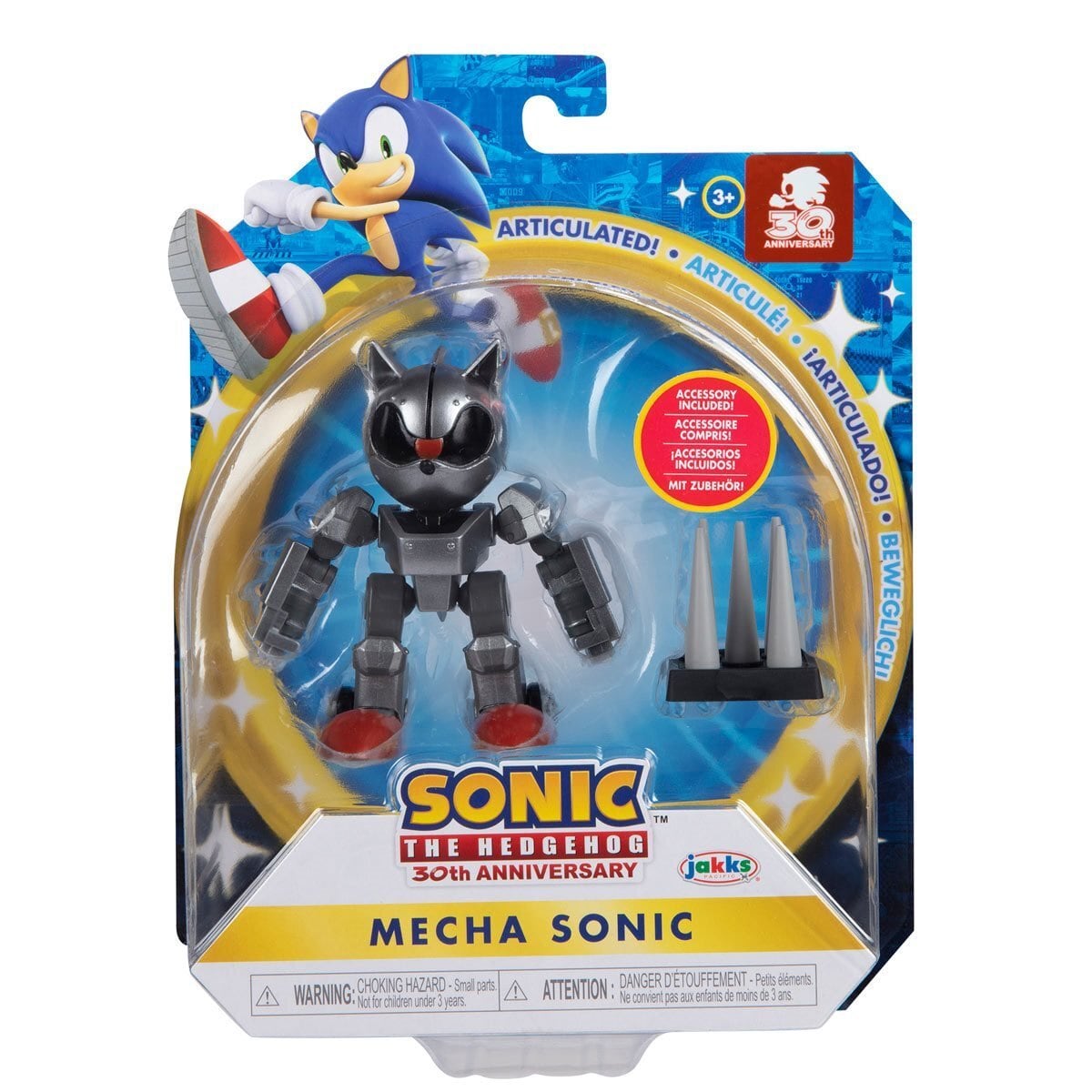 ソニック・ザ・ヘッジホッグ 4インチ アクションフィギュア メカ・ソニック ウェーブ5