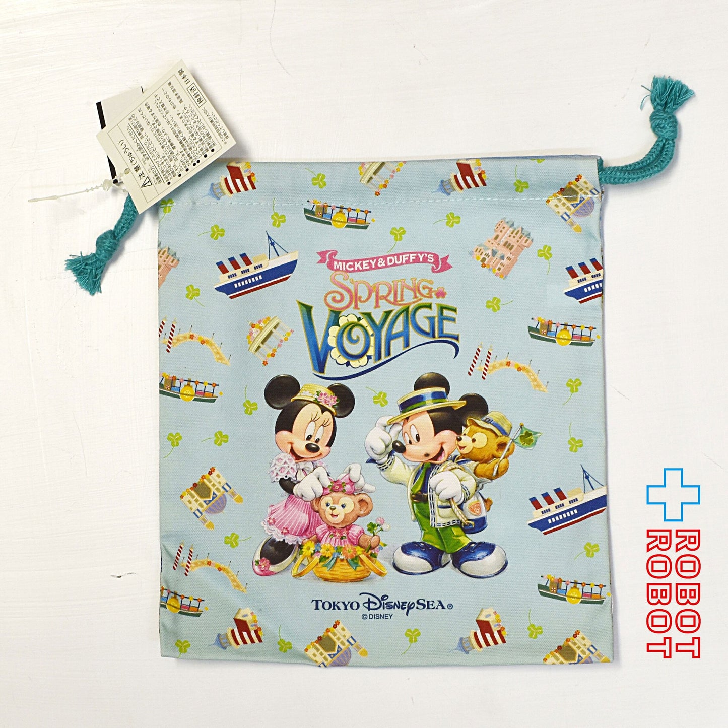 TDR 東京ディズニーシー 2012 ダッフィ— スプリングヴォヤッジ 巾着