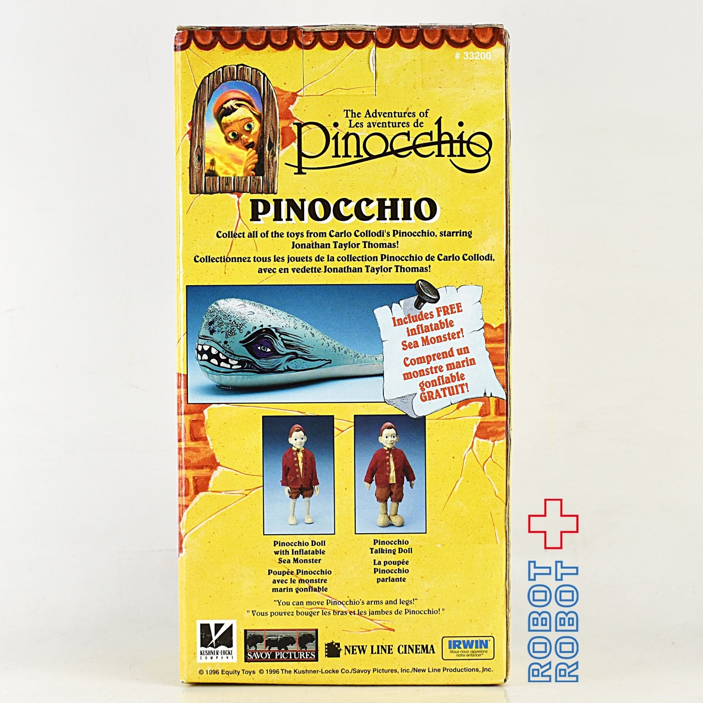 IRWIN社 実写版 ピノキオ ソフビ ドール 人形