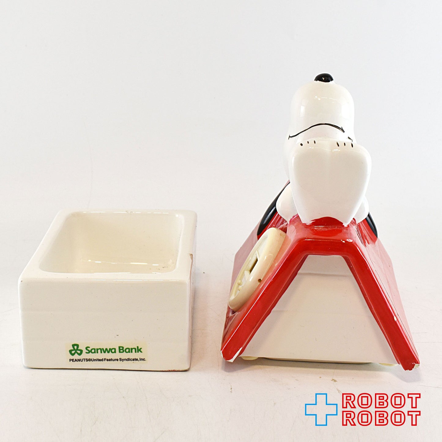 三和銀行 スヌーピー ハウス 陶器貯金箱