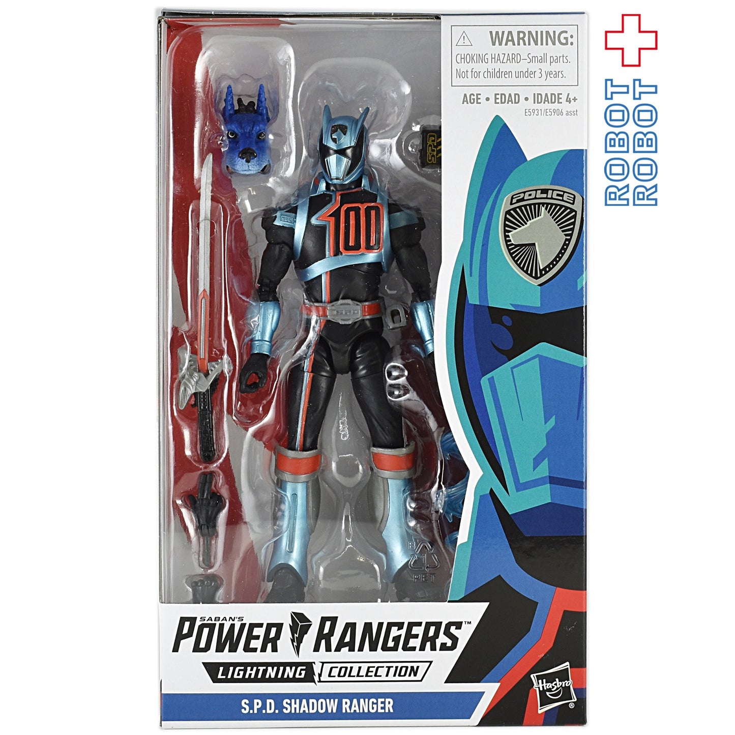 ハズブロ パワーレンジャー S.P.D. シャドウレンジャー 6インチ アクションフィギュア