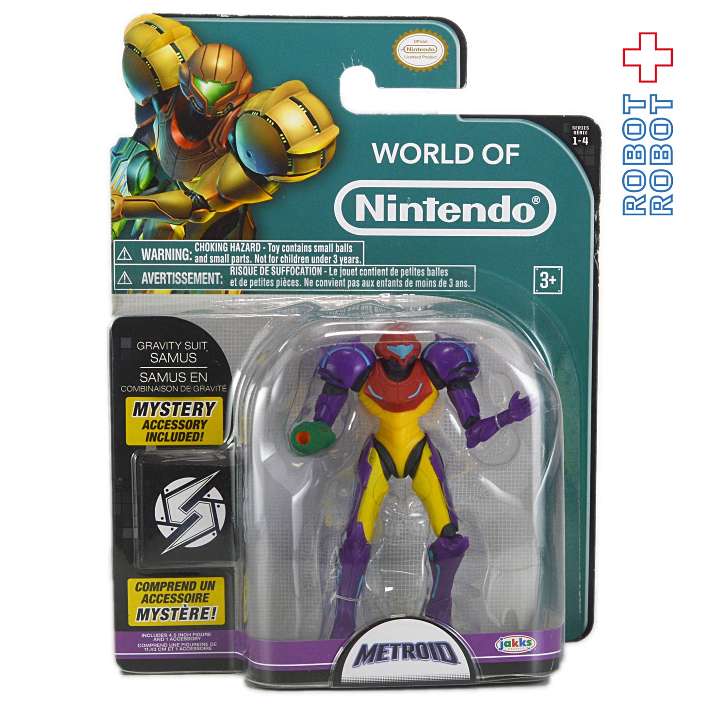 ワールドオブニンテンドー メトロイド サムス 重力スーツ 4インチ アクションフィギュア