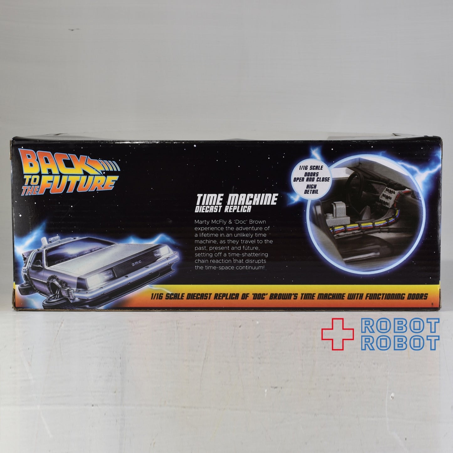 NECA バック・トゥ・ザ・フューチャー タイムマシン デロリアン 6インチ ダイキャスト ビークル