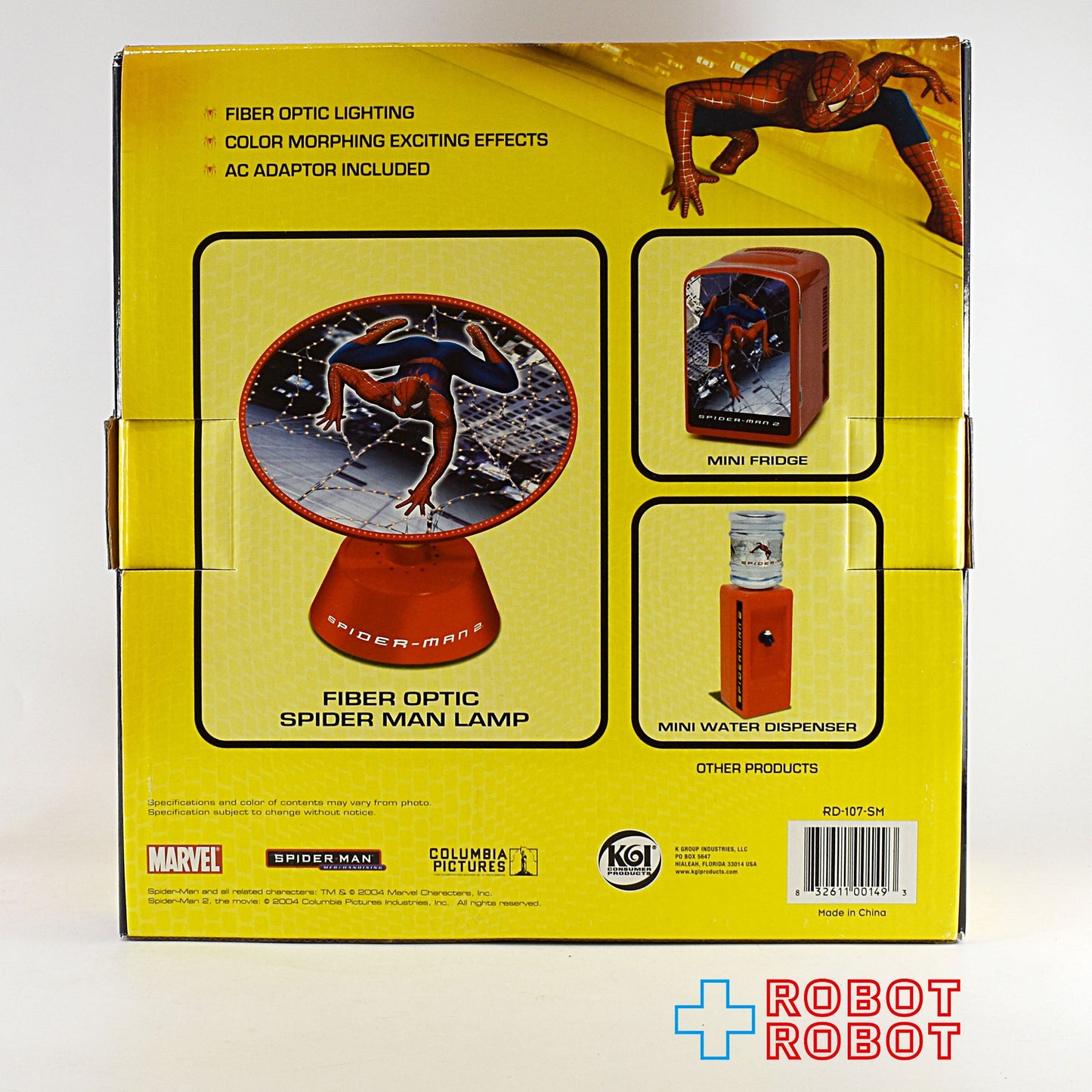 スパイダーマンカラーモーフィング・ファイバーライト 箱入