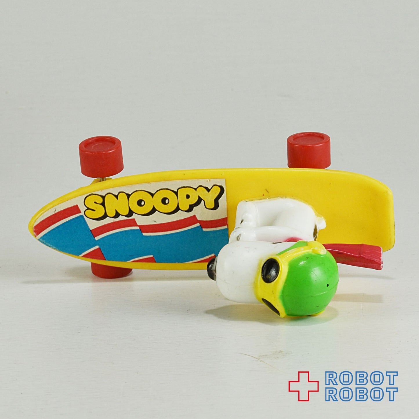 スヌーピー フライングエース ミニ スケートボード 黄ボード