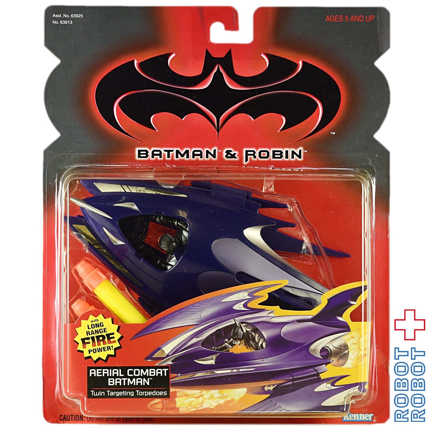 ケナー バットマン&ロビン エアリアル コンバット バットマン アクションフィギュア