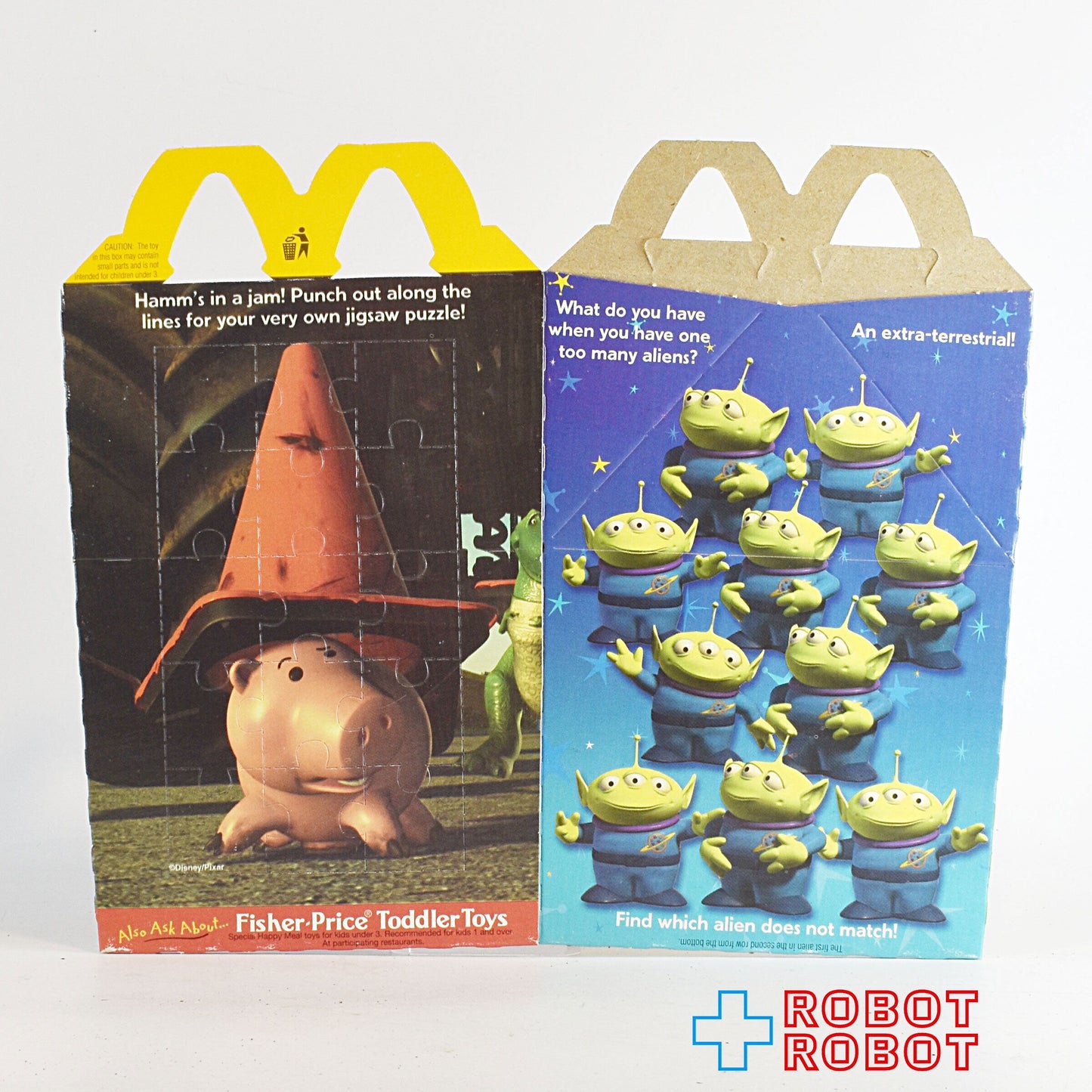 マクドナルド ハッピーセット空箱 トイストーリー2 ハム リトルグリーンメン