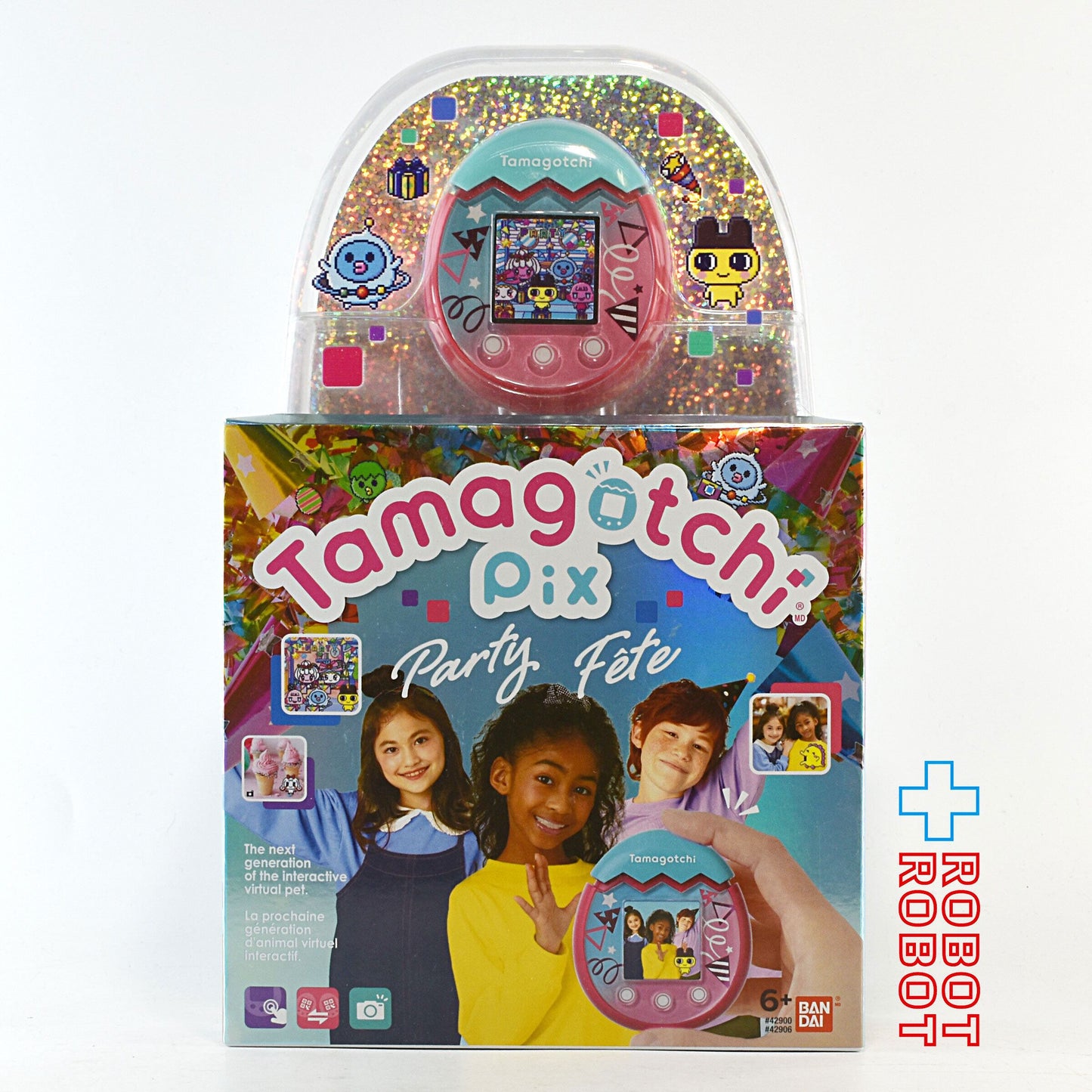 バンダイ US版 たまごっちピックス パーティー Tamagotchi Pix Party Fete カンフェティ ピンク