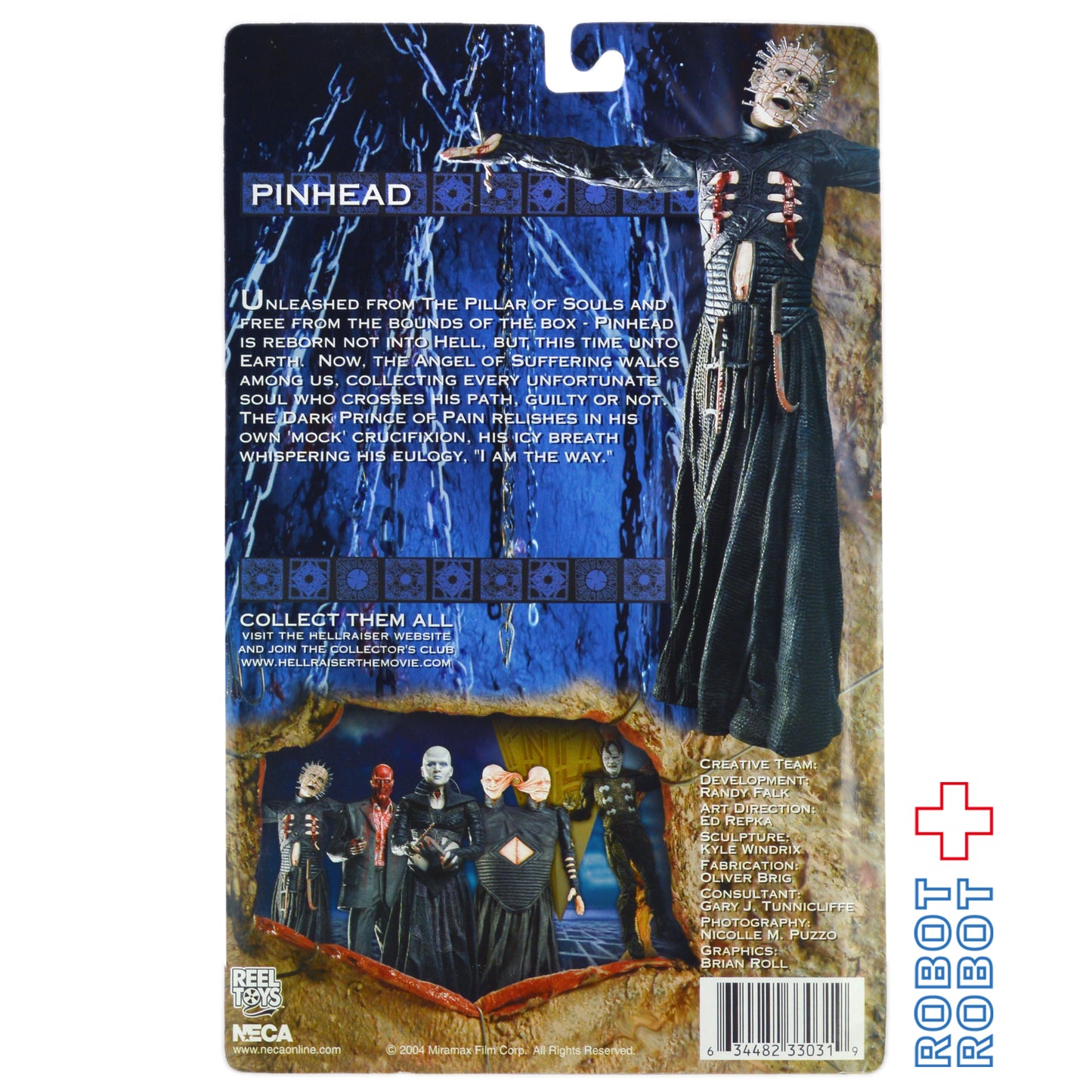 ネカ ヘルレイザー シリーズ 3 ヘル オン アース ピンヘッド アクションフィギュア 未開封