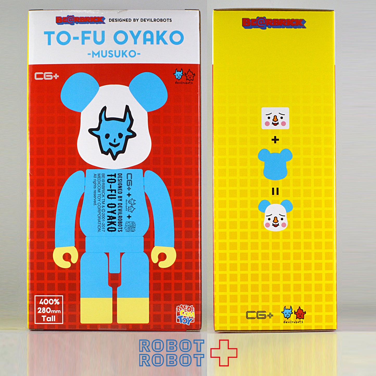 ベアブリック トーフ親子 TOFU OYAKO 400% MUSUKO 未開封新品