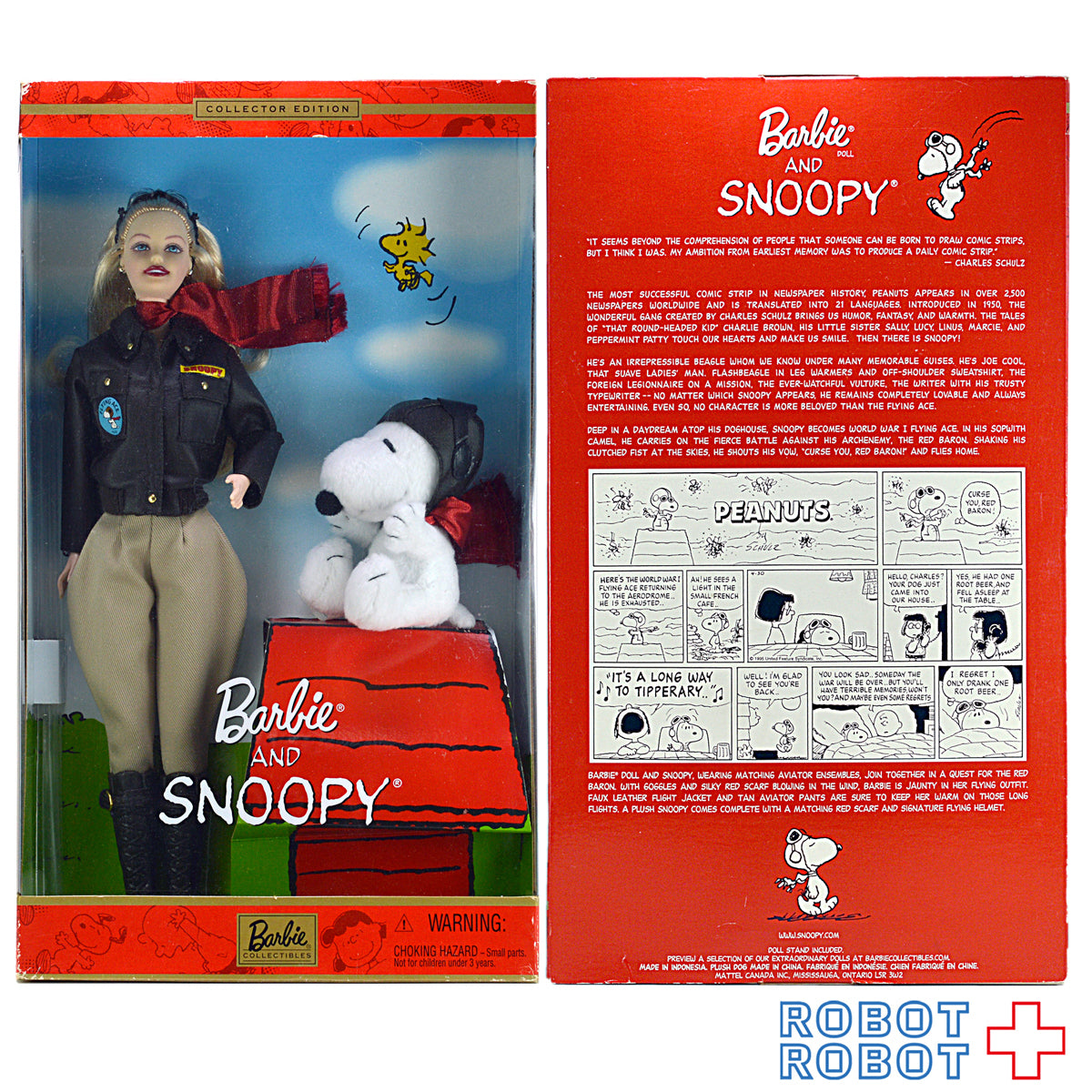 バービーBarbie and Snoopy Collector Edition Doll (2001) 輸入品