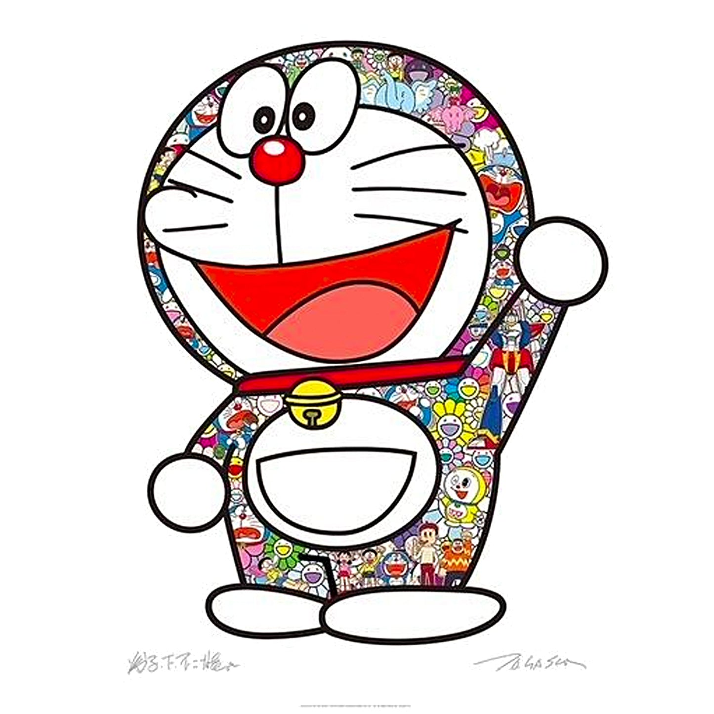 村上隆 ドラえもん えいえいおー! ED 1000 村上隆直筆サイン入り